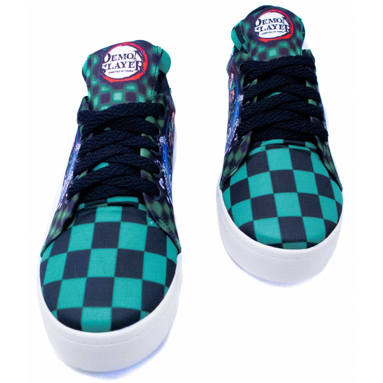 Tenis Tanjiro Kamado Demon Slayer Anime Agujeta Moda 427-NVT