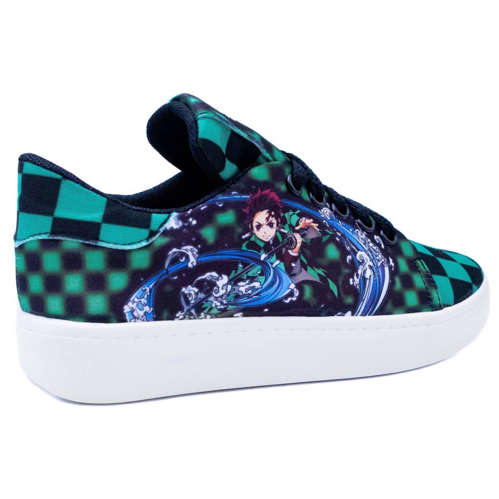 Tenis Tanjiro Kamado Demon Slayer Anime Agujeta Moda 427-NVT