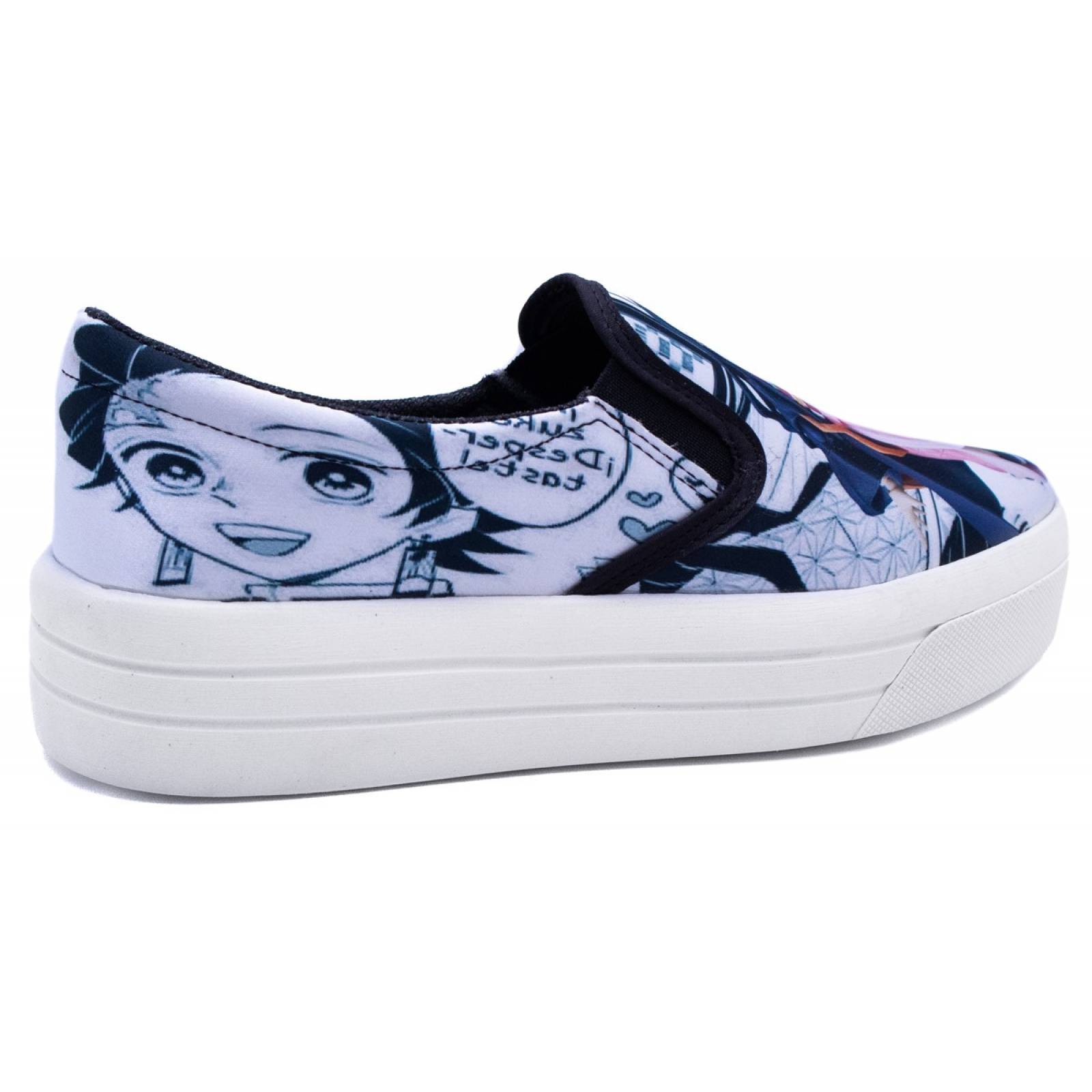 Tenis Nezuko Tanjiro Kamado Anime Elástico Slip On 430-2-BNT