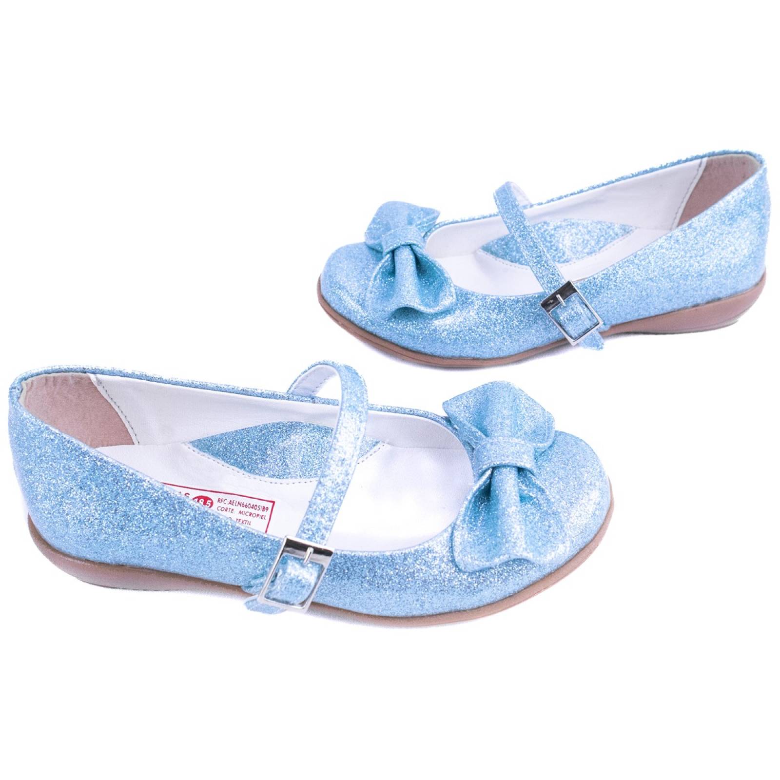 Zapatos Princesa Elsa y Ana Casual Arco Soporte 1092-a 22-26.