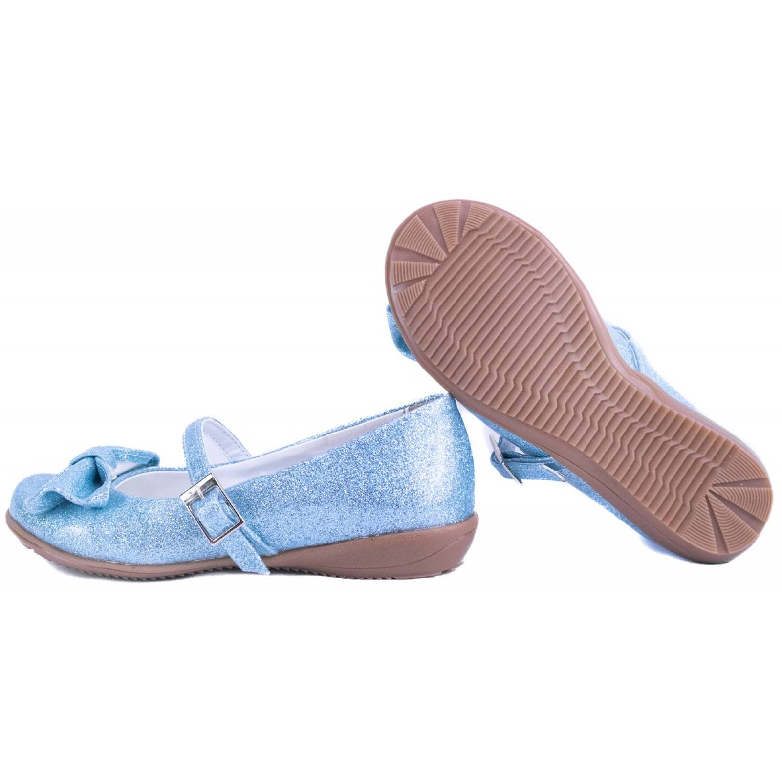 Zapatos Princesa Elsa y Ana Casual Arco Soporte 1092-a 22-26.