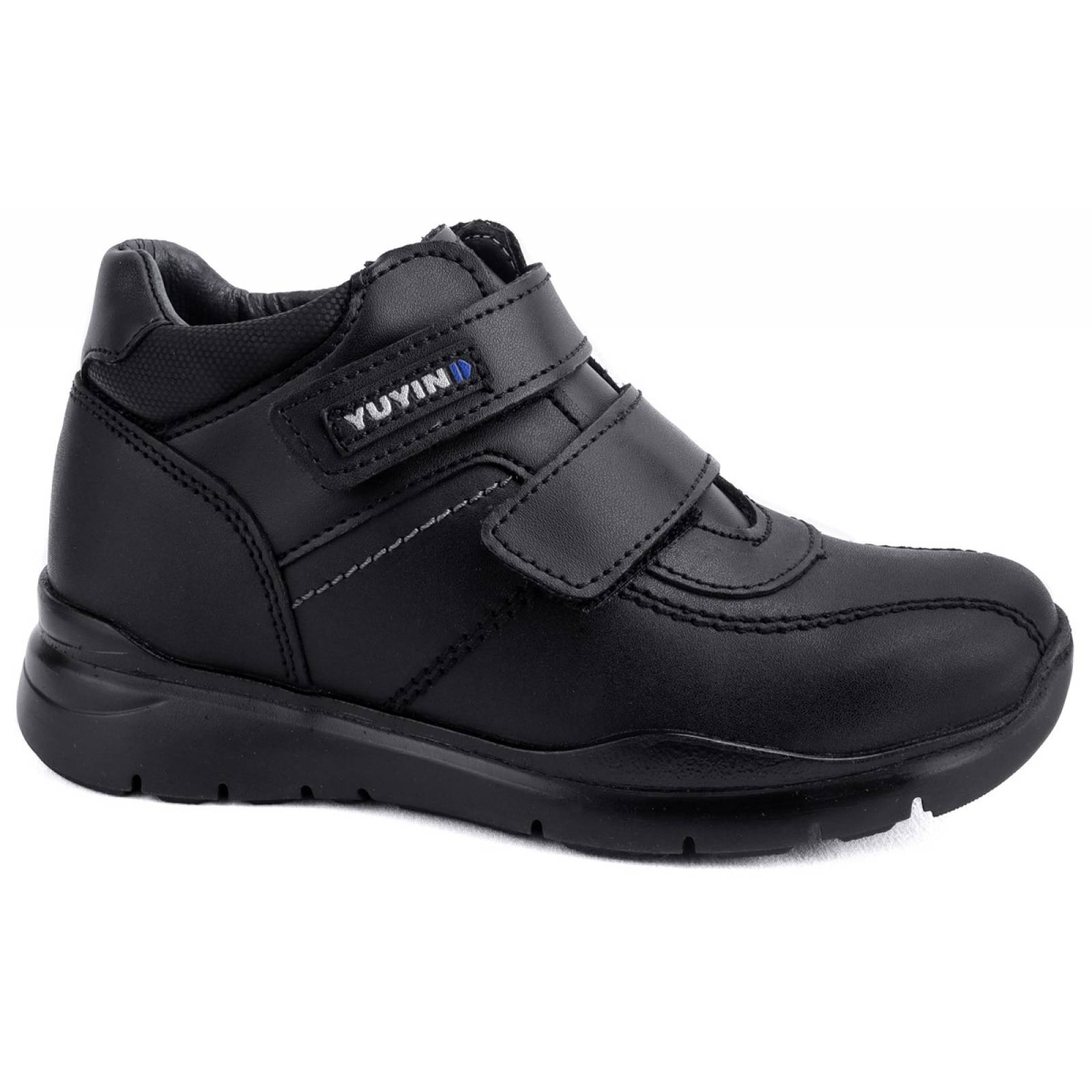 Zapato Botas Escolares Yuyin 100% Piel Arco 20230-N (12.0 - 21.5)