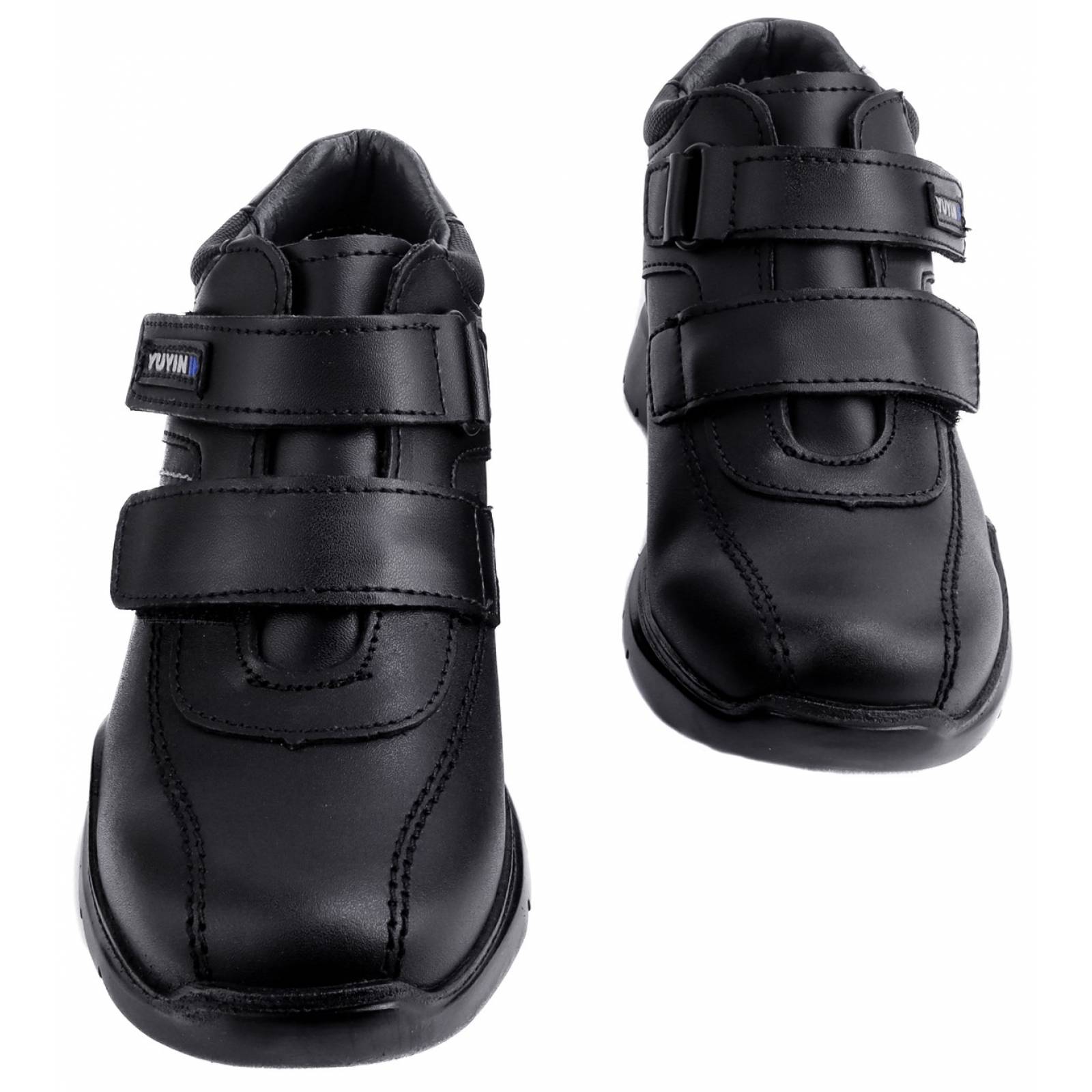 Zapato Botas Escolares Yuyin 100% Piel Arco 20230-N (12.0 - 21.5)