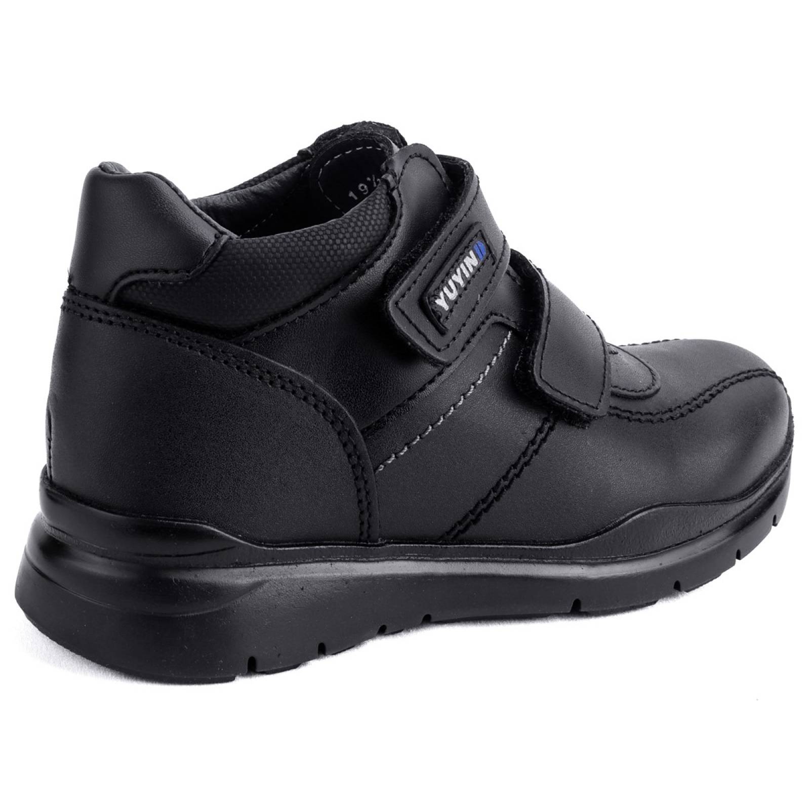 Zapato Botas Escolares Yuyin 100% Piel Arco 20230-N (12.0 - 21.5)