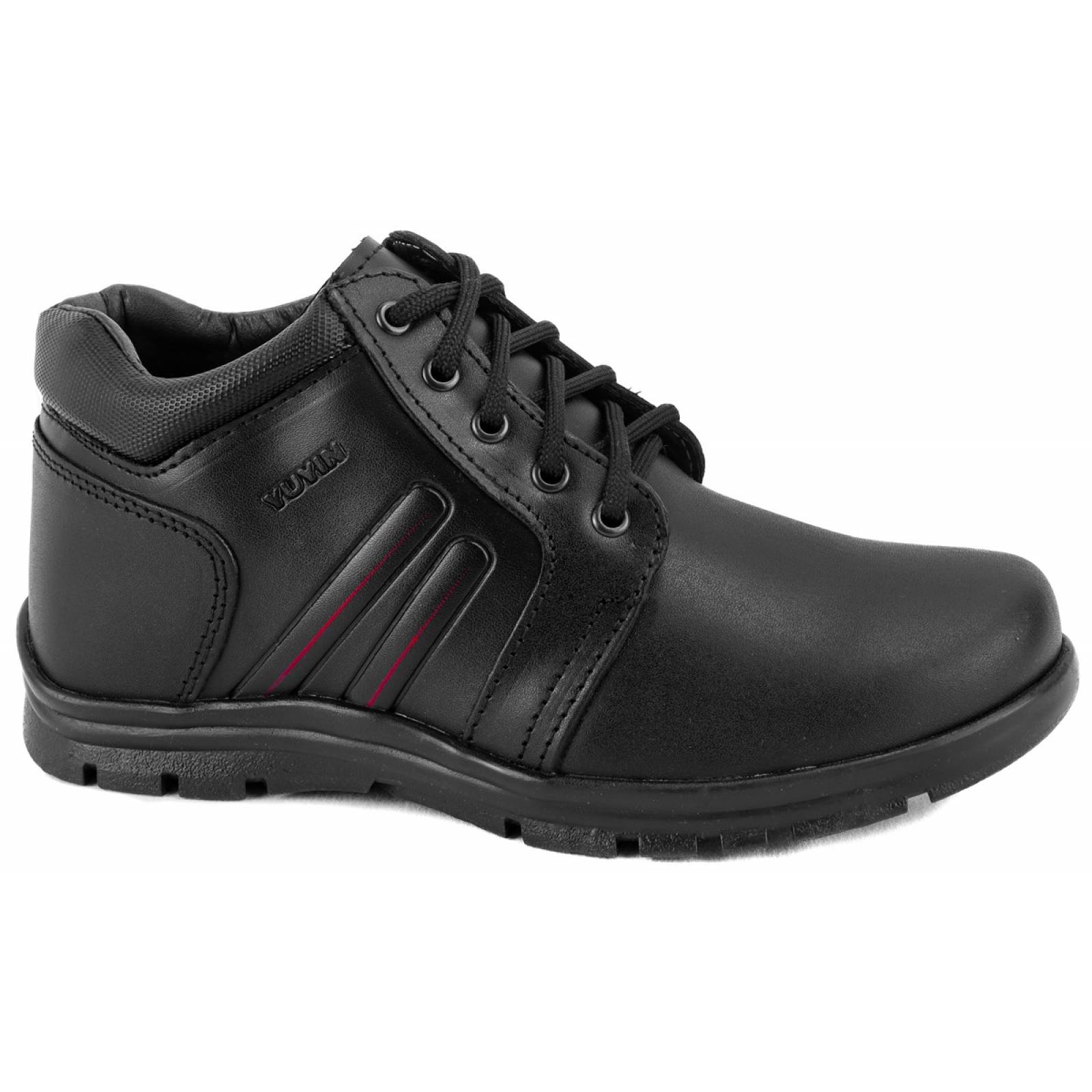 Zapato Botas Escolares Yuyin 100% Piel Arco 28281-N 22 AL 26