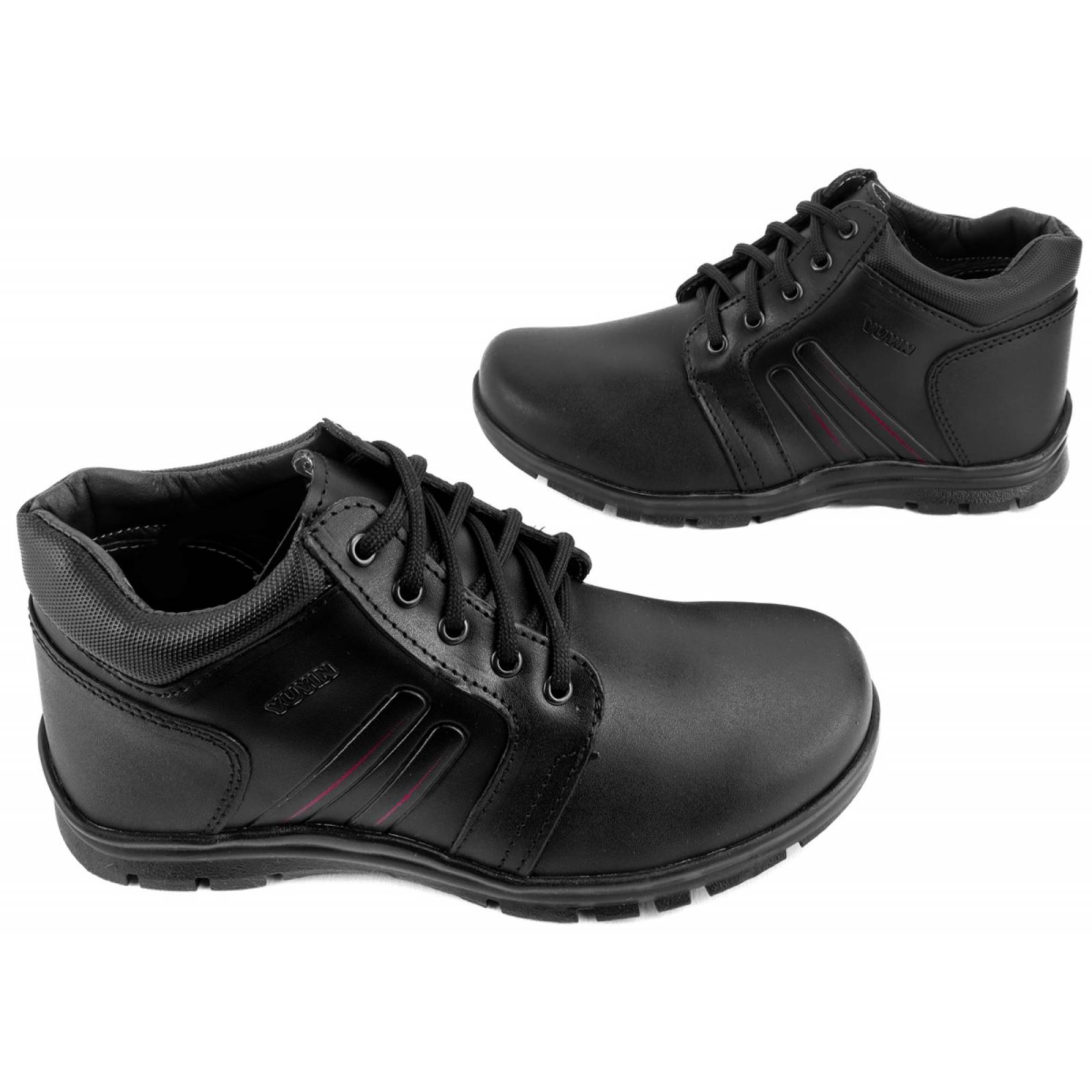 Zapato Botas Escolares Yuyin 100% Piel Arco 28281-N 22 AL 26