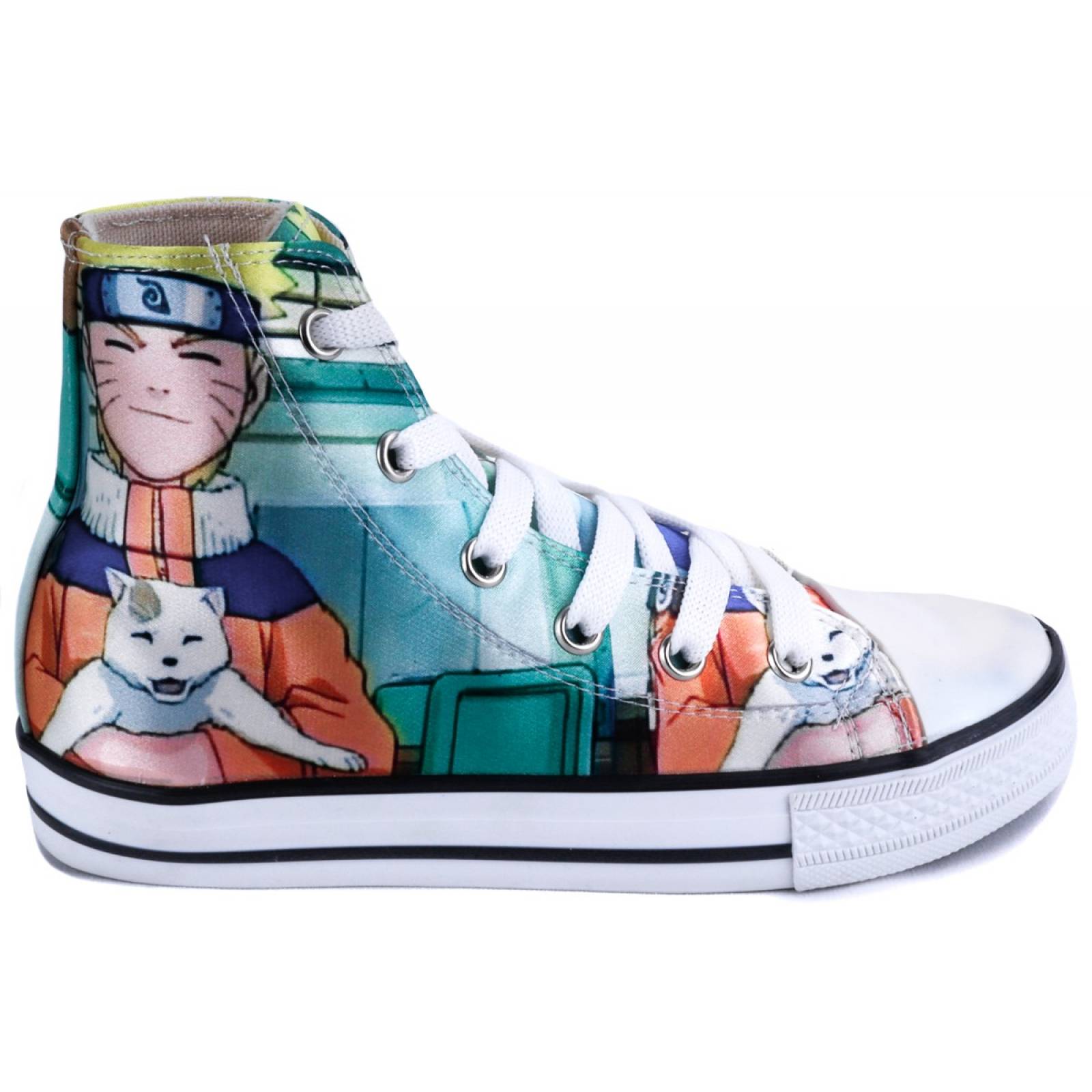 Tenis Bota Naruto Shipuden Manga Anime Agujeta Urbano 870-BN