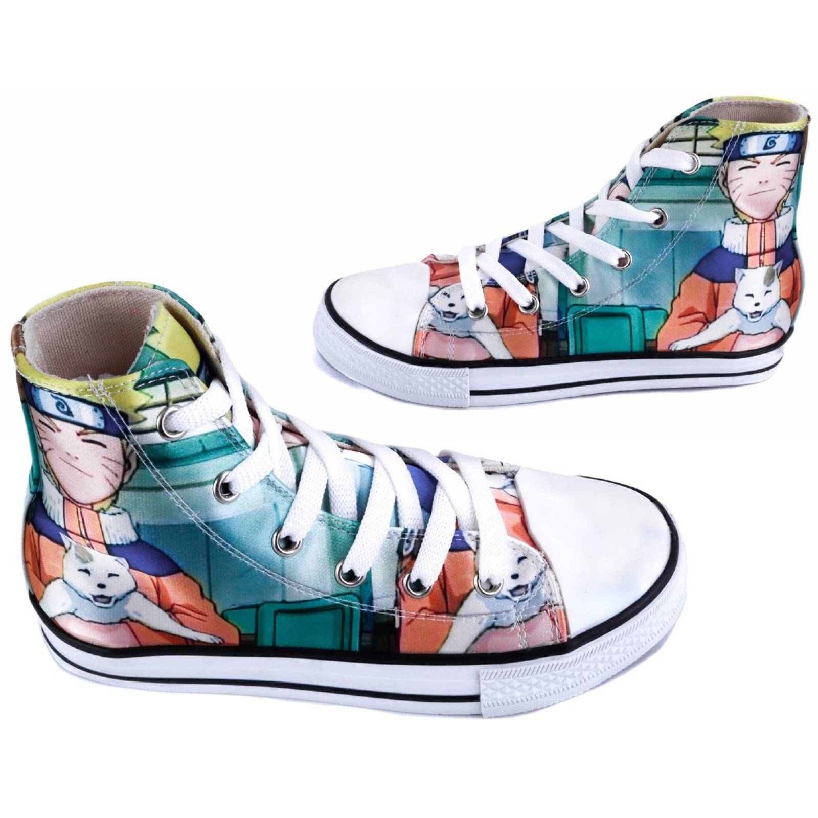 Tenis Bota Naruto Shipuden Manga Anime Agujeta Urbano 870-BN
