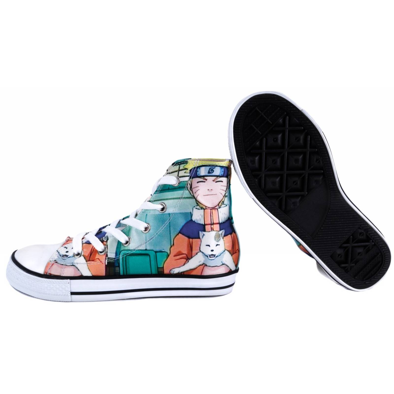 Tenis Bota Naruto Shipuden Manga Anime Agujeta Urbano 870-BN