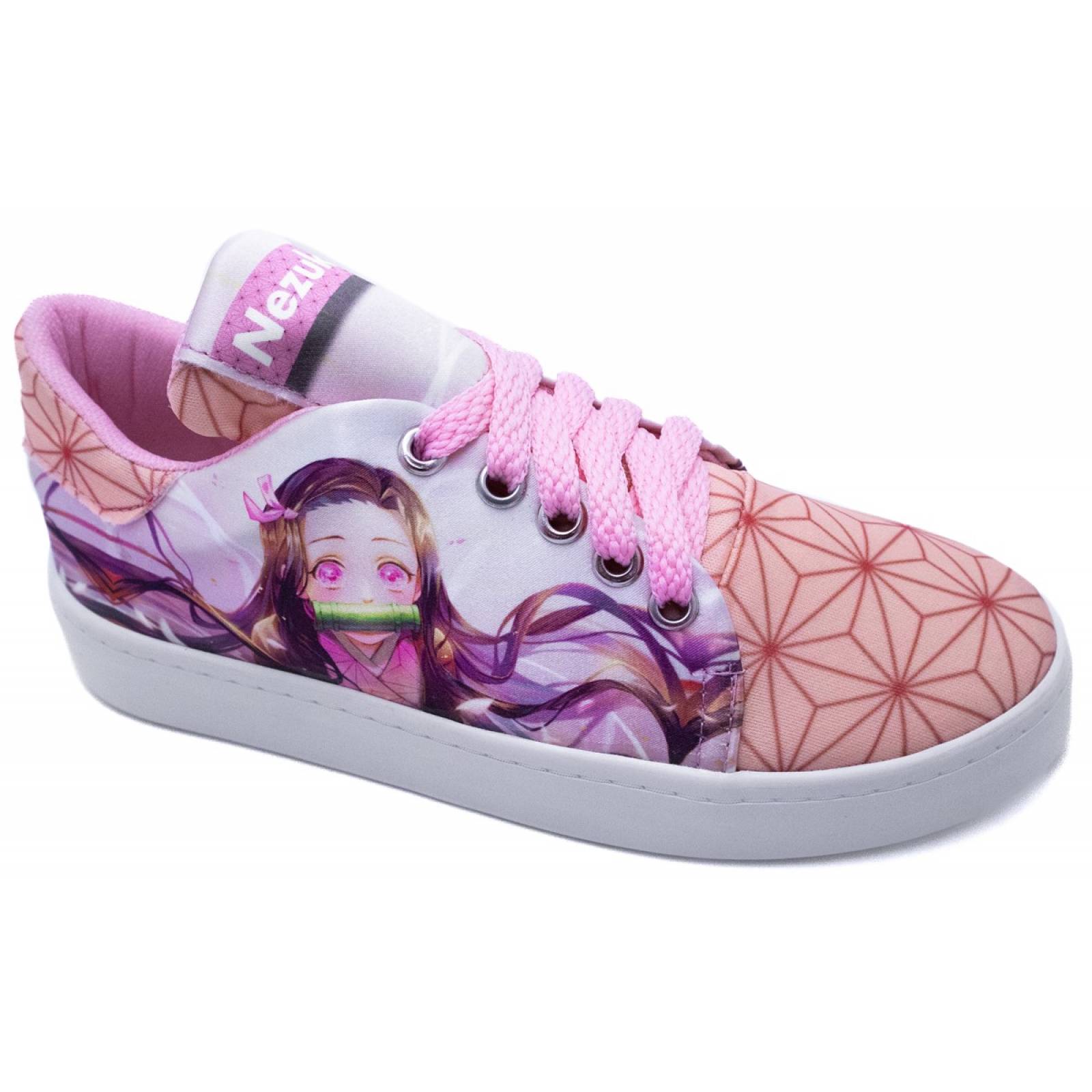 Tenis Nezuko Kamado Kimetsu No Yaiba Anime Rosa 426-RN 12-17 (12.0 - 17.0)