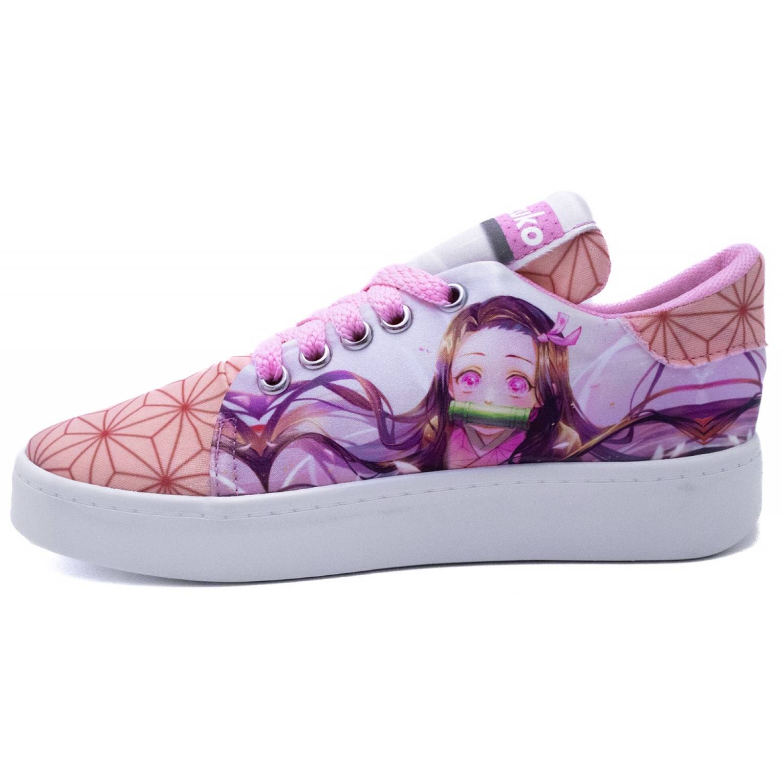 Tenis Nezuko Kamado Kimetsu No Yaiba Anime Rosa 426-RN 12-17 (12.0 - 17.0)