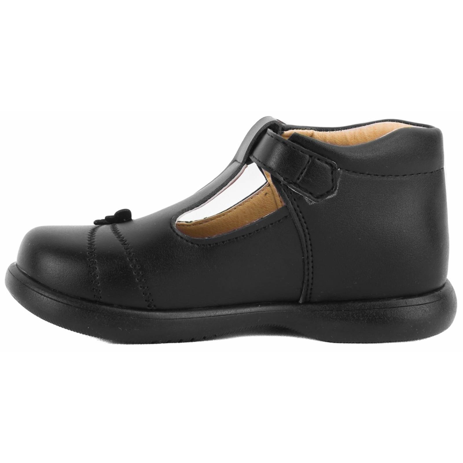 Zapatos Bota Escolares 100% Piel Arco Soporte Negros 2240-N (12.0 - 17.5)