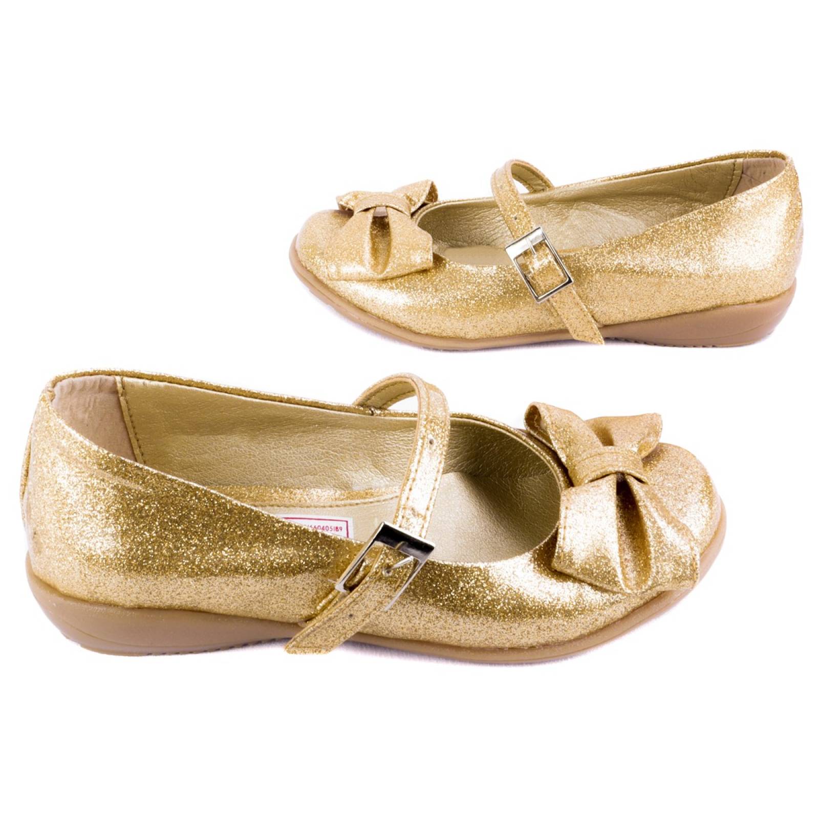 Zapato Princesa Bella Zapatillas Niñas 1092-O Oro 12 Al 21.5 (12.0 - 21.5)