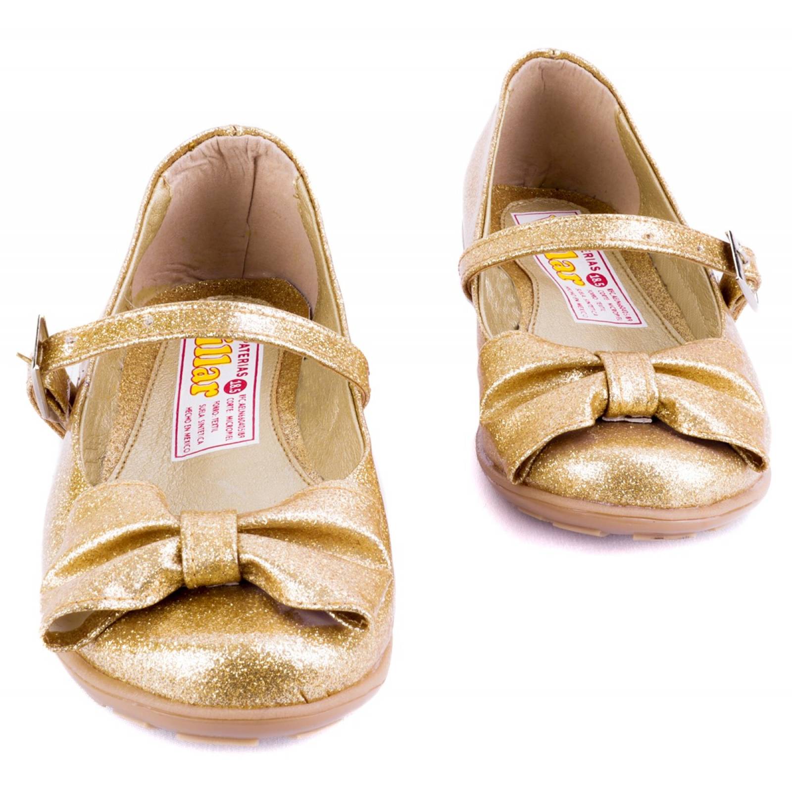 Zapato Princesa Bella Zapatillas Niñas 1092-O Oro 12 Al 21.5 (12.0 - 21.5)