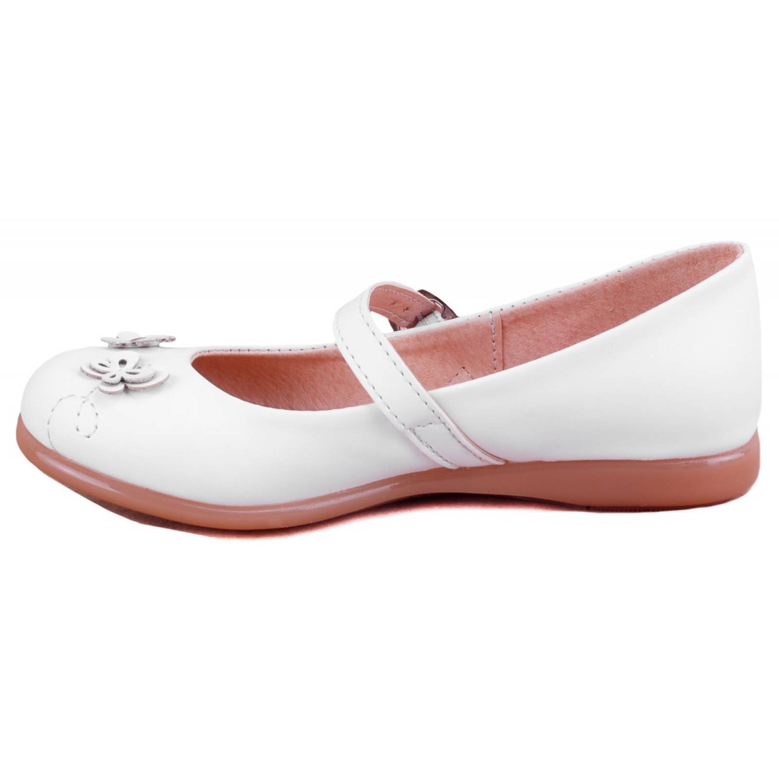 Zapato Niña Comunión Bautizo Zapatilla Blanca Moda 92-514-b (12.0 - 21.5)