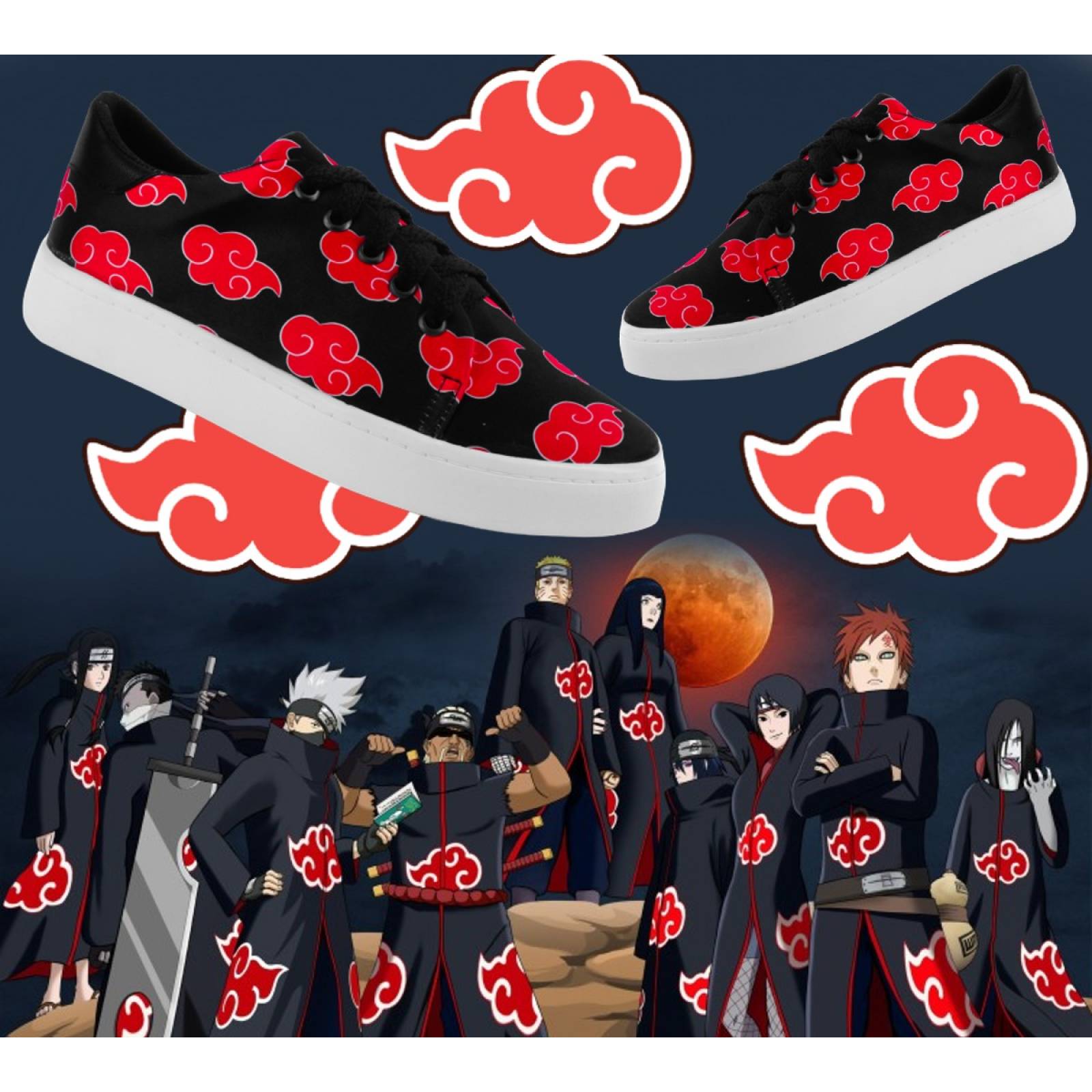 Tenis Naruto Shippuden Manga Anime Agujeta Juveniles 425-nn.