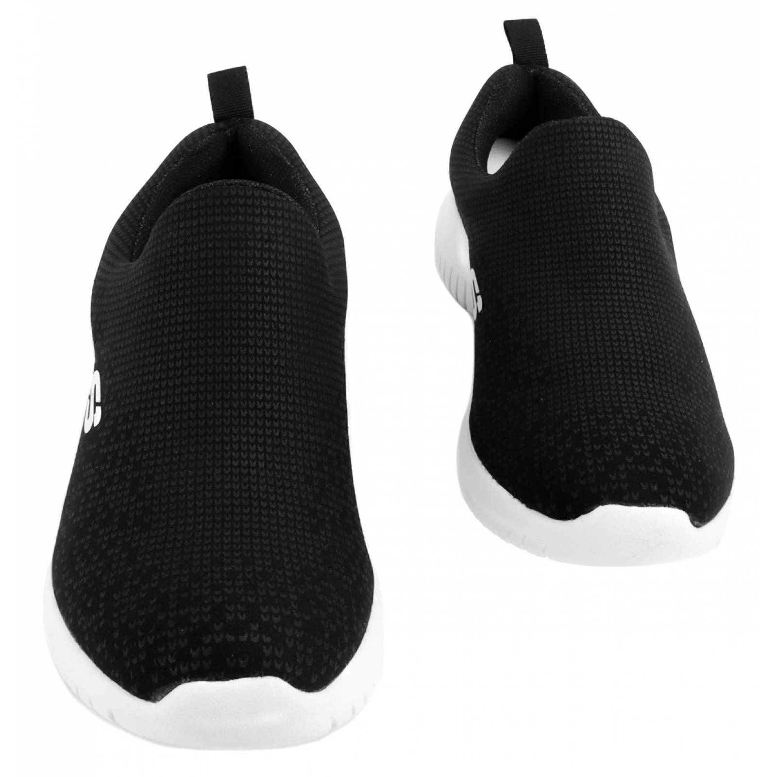 Tenis Mujer Deportivos Confort Slip On Cómodos Negro 110-NB.