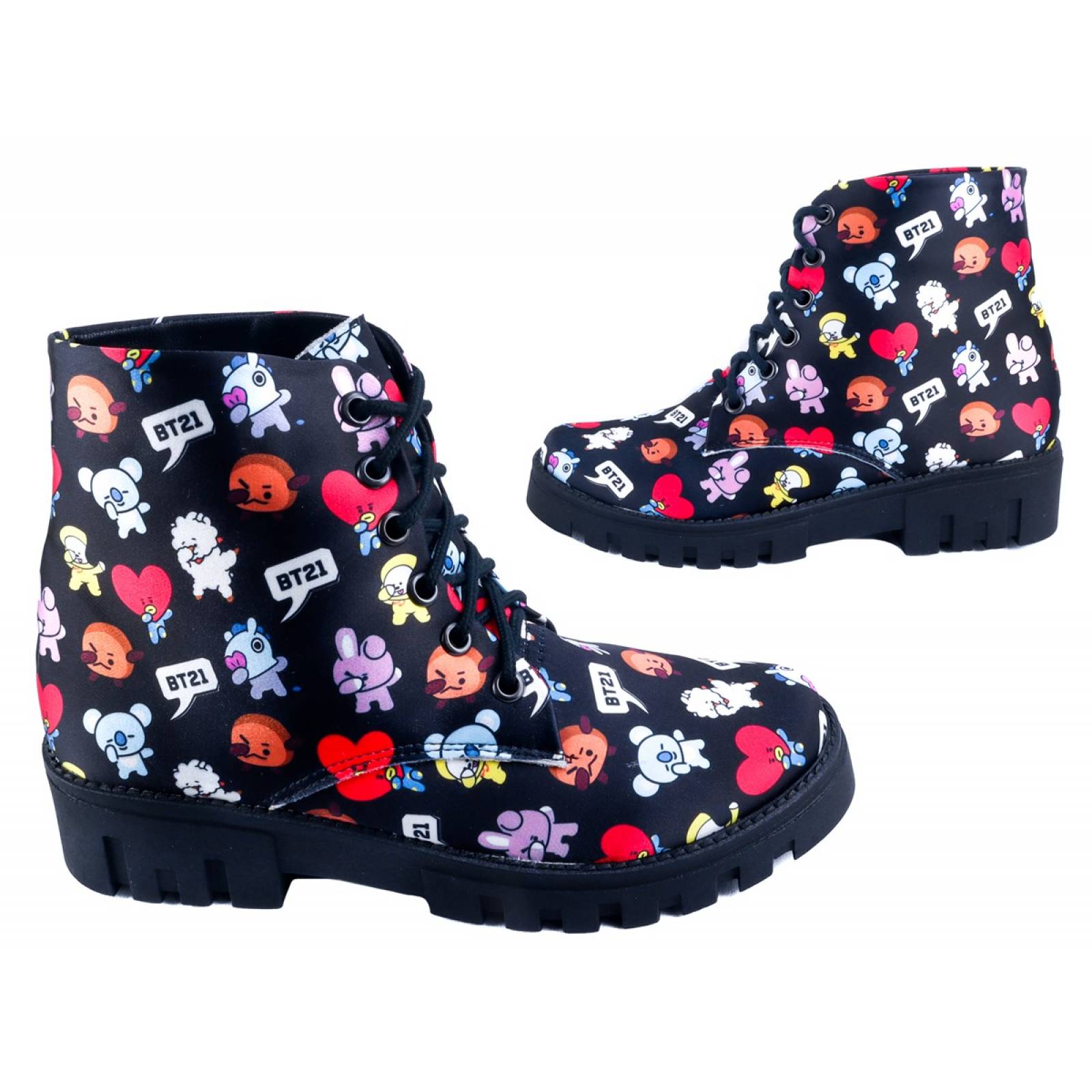Bota Niña BT21 Personajes K-pop BTS Army Cómodas 900-N-BT21