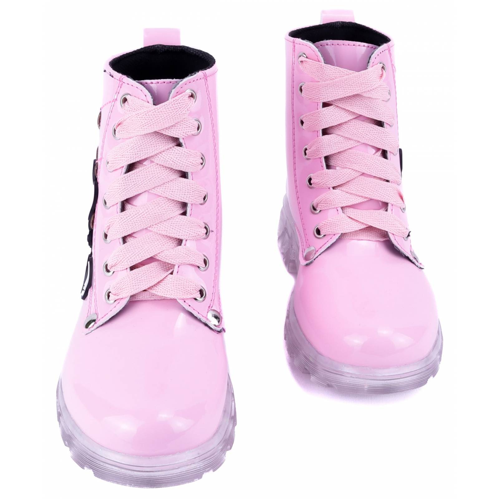 Botas Niña Mimi Ratoncita Luces Leds Charol Rosa 516-491-CR (12.0 - 21.0)