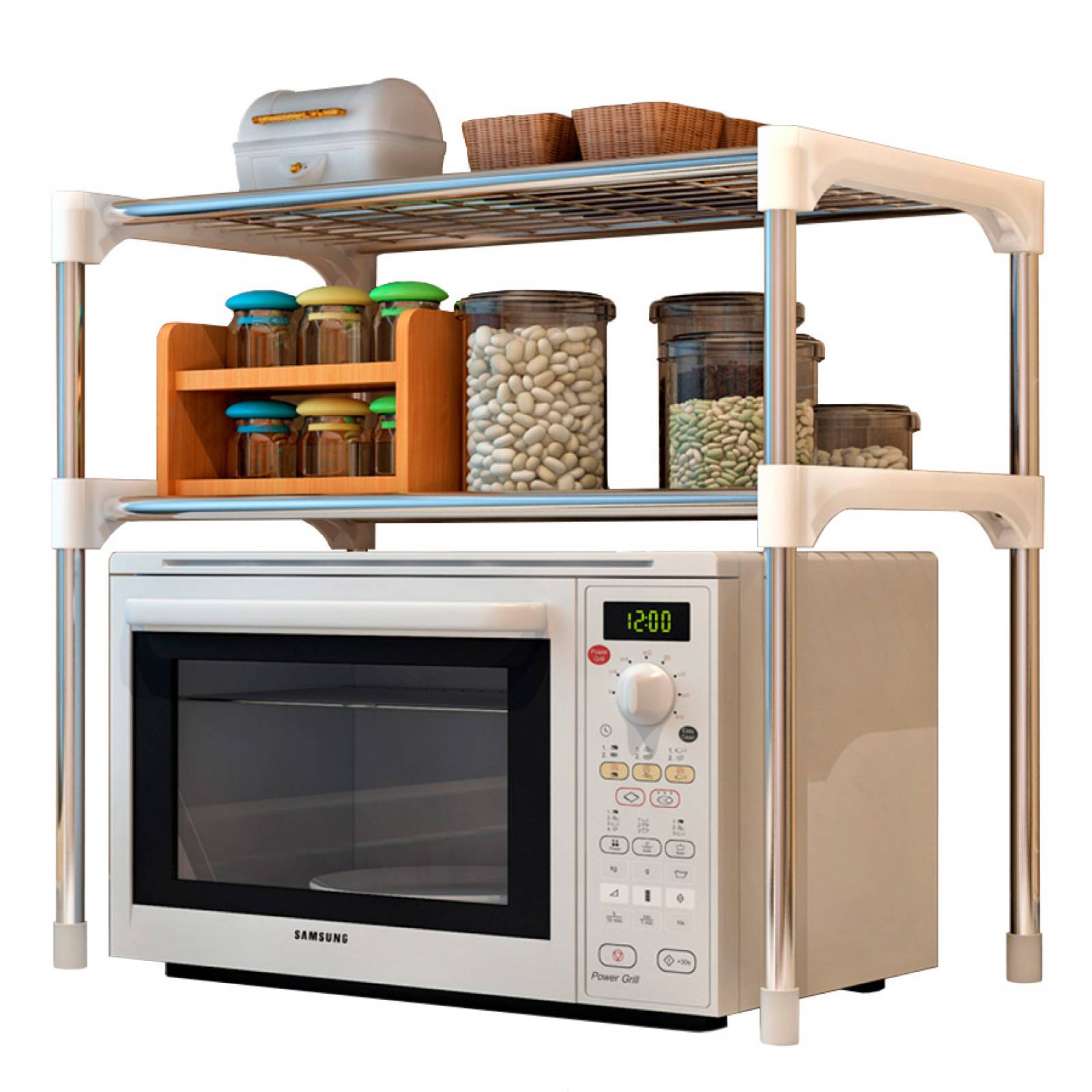 Mueble Organizador Armable Cocina Librero Horno Baño Toallas