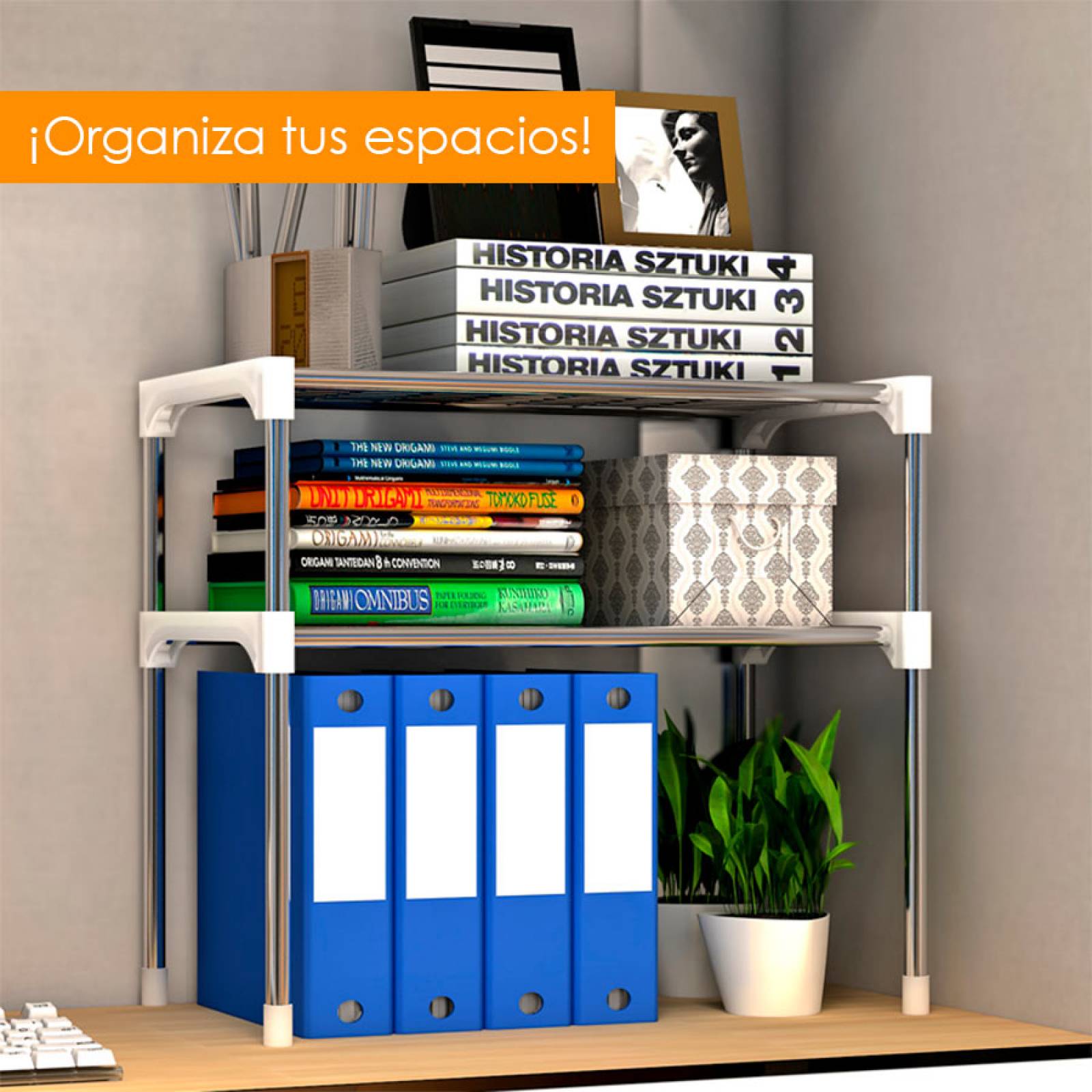 Mueble Organizador Armable Cocina Librero Horno Baño Toallas