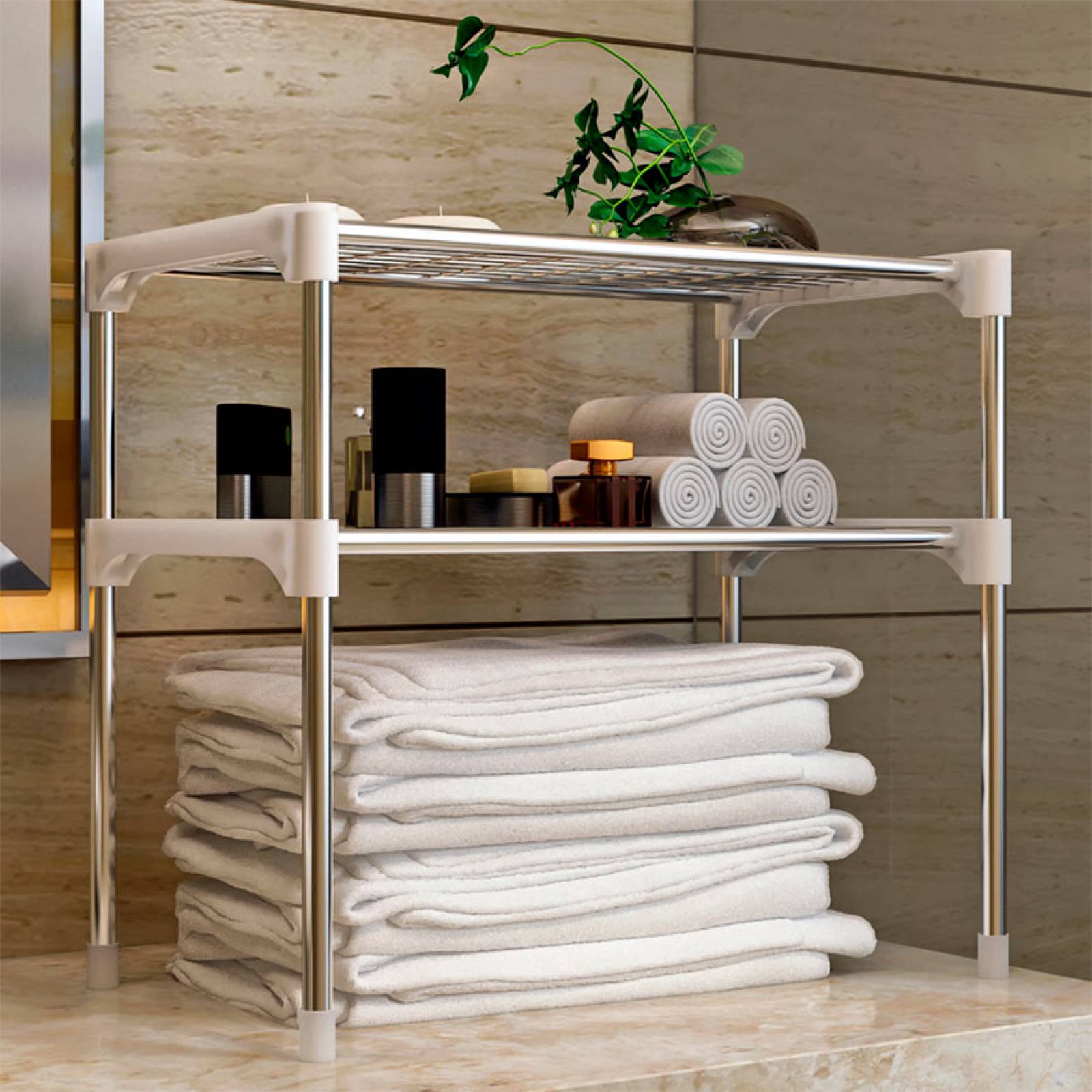 Mueble Organizador Armable Cocina Librero Horno Baño Toallas