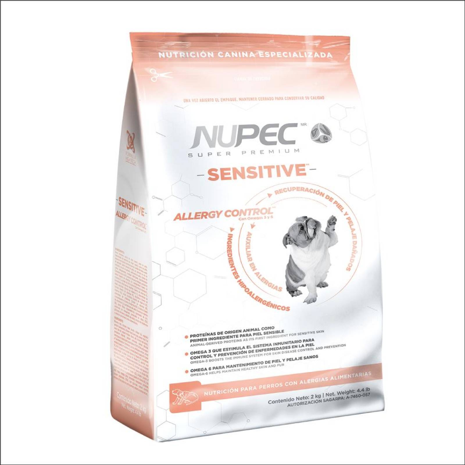 Alimento para perro Nupec Sensitive 2Kg 