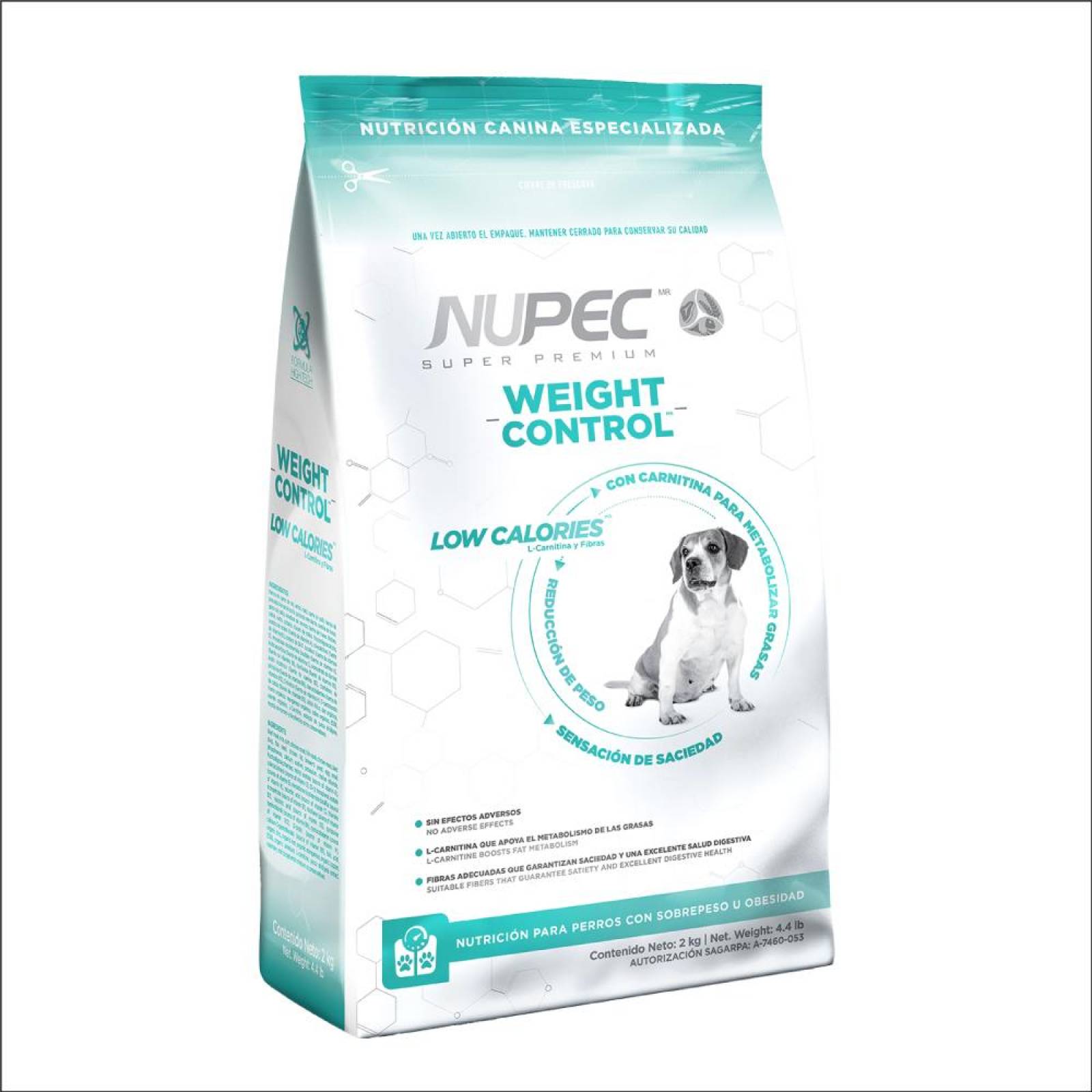 Alimento para perro Nupec Weight Control 2Kg 