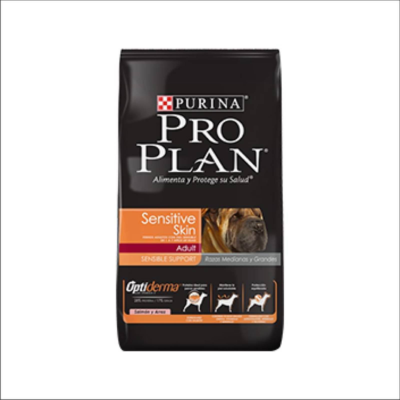 Alimento para perro ProPlan Adulto Piel Sensible Razas Grandes Y Medianas de 13Kg 