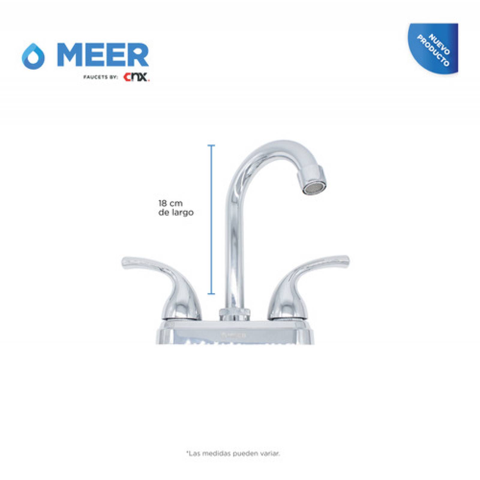 Tarja Sencilla con Mezcladora de Acero Inoxidable