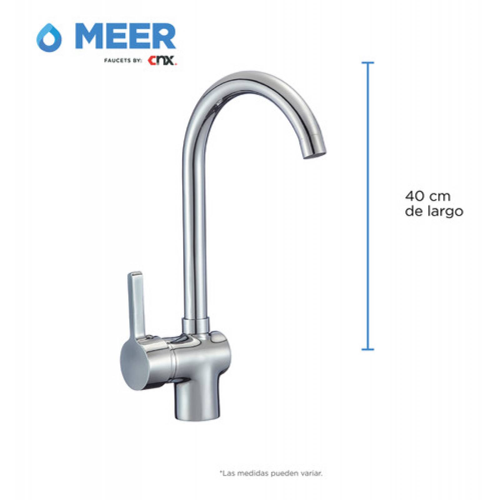 Tarja Sencilla (48 cm x 48 cm) De Acero Inoxidable Con Mezcladora Monomando Premium