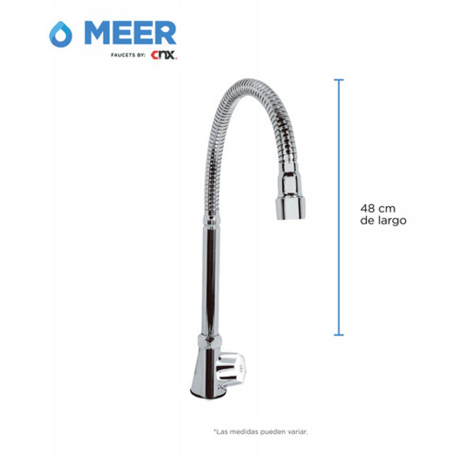 Tarja Pequeña Con Llave De Acero Inoxidable Flexible