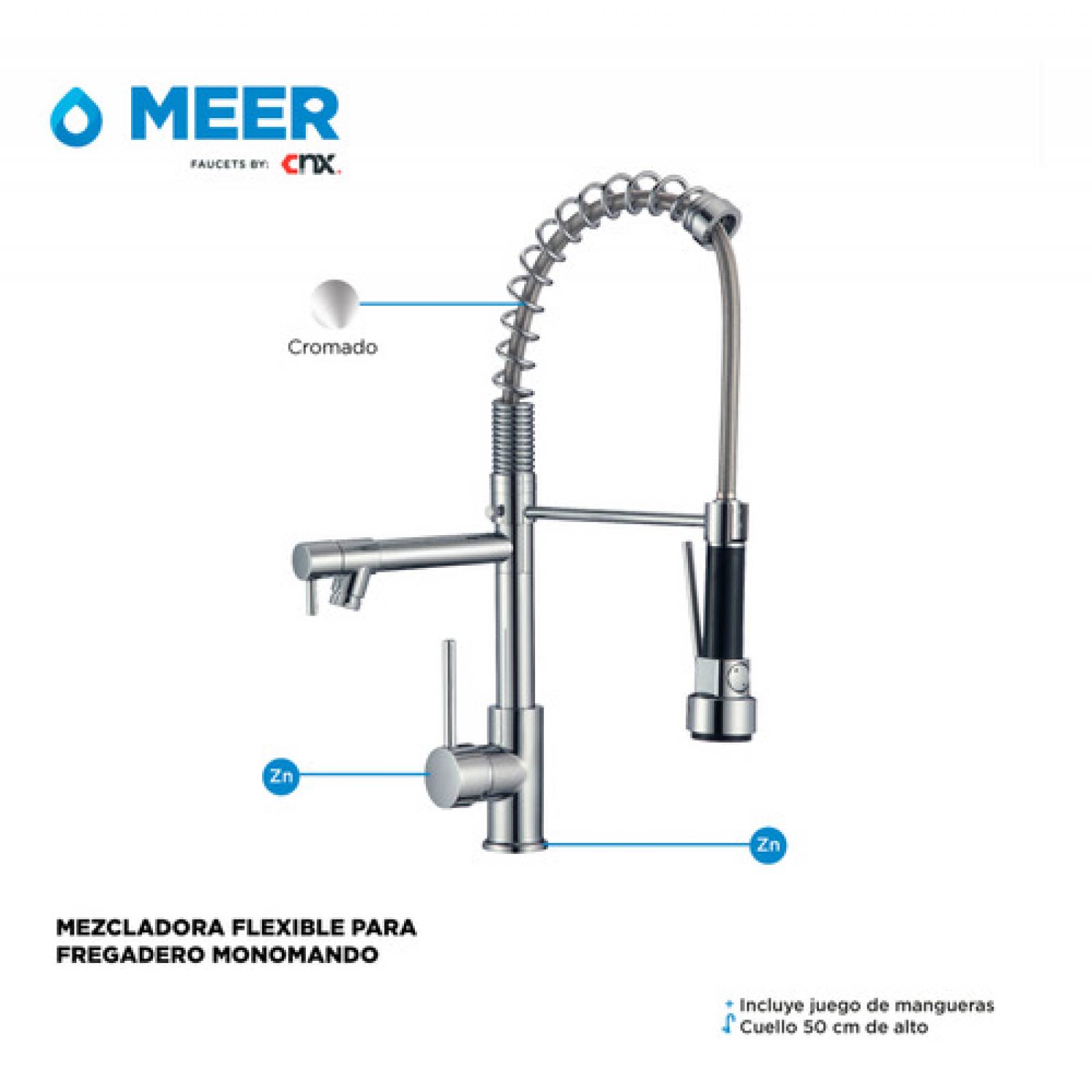 Tarja Doble de Acero Inoxidable en color Negro Mate, incluye Mezcladora Premium y Kit de Instalación (Fregadero de cocina)