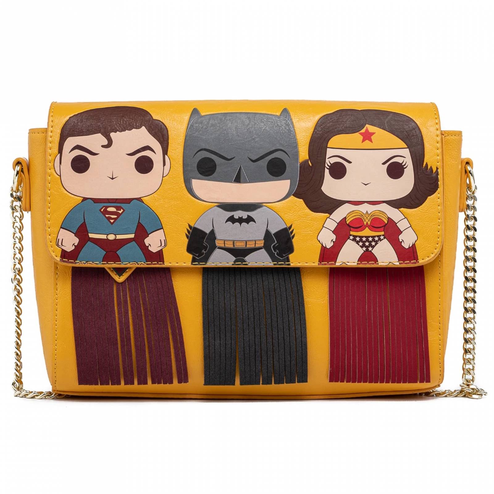 POP By LF DC Comics Fringe Capes Crossbody Bag