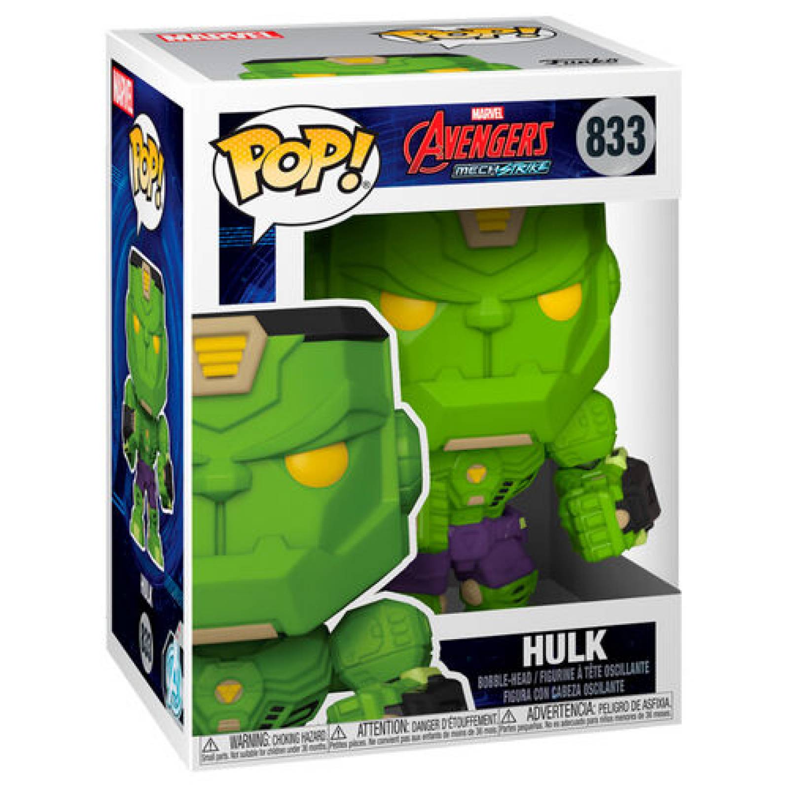  Figura de vinilo de Hulk con cabeza redonda de