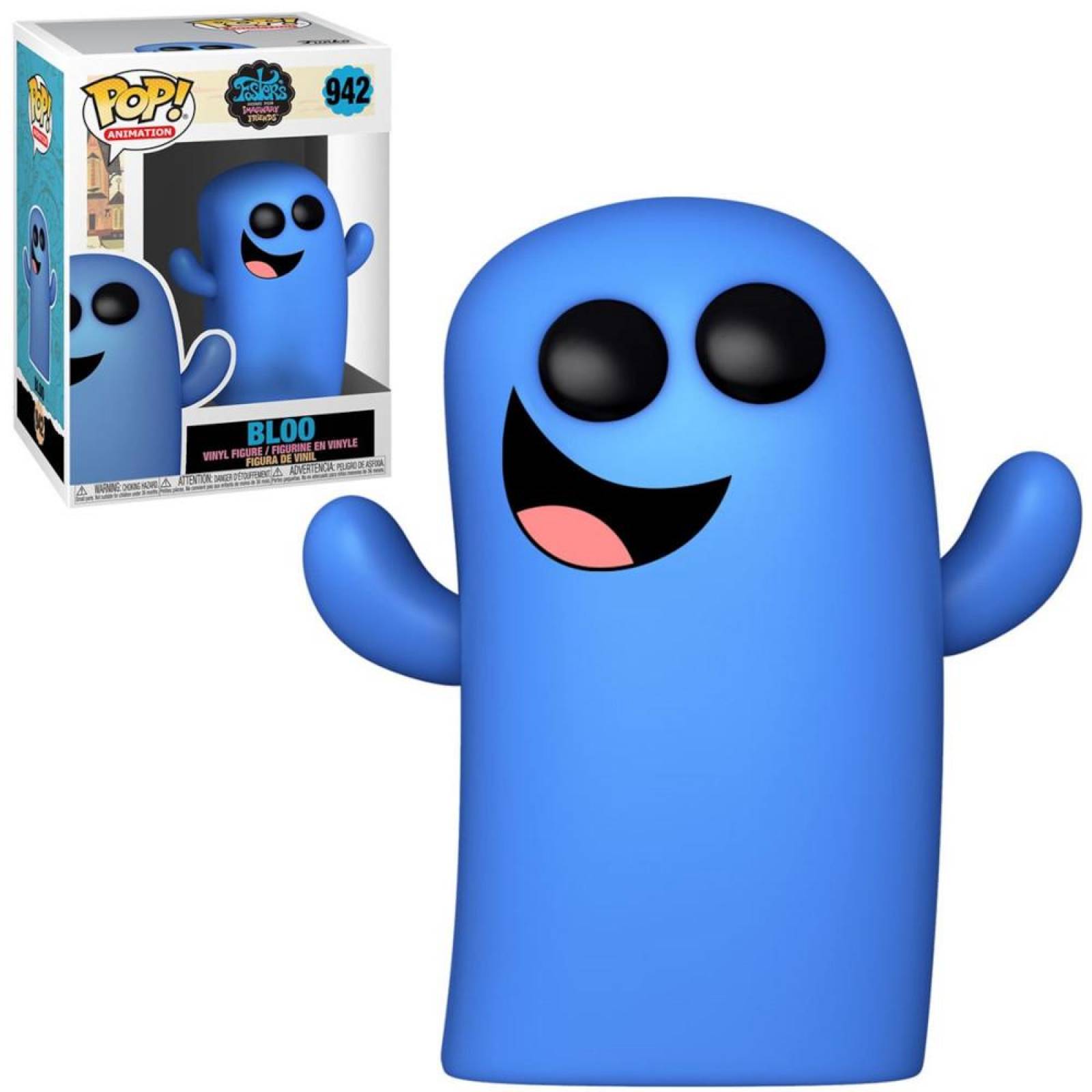 Bloo Mansión Fosters Home Funko Pop! Animation #942 Blue