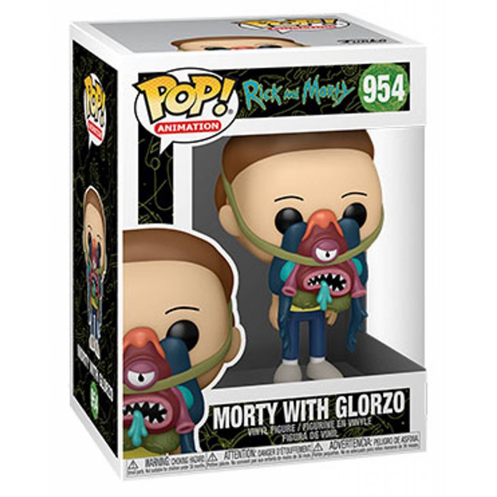 Morty w/ Glorzo -Rick & Morty Funko Pop Animation! #954