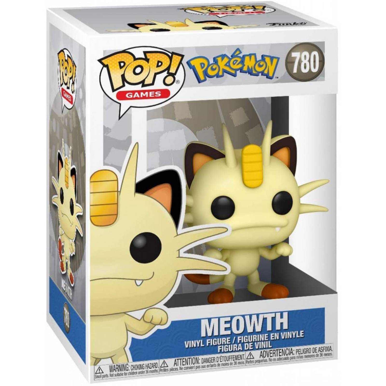 Meowth - Pokemon Funko Pop! Games! #780