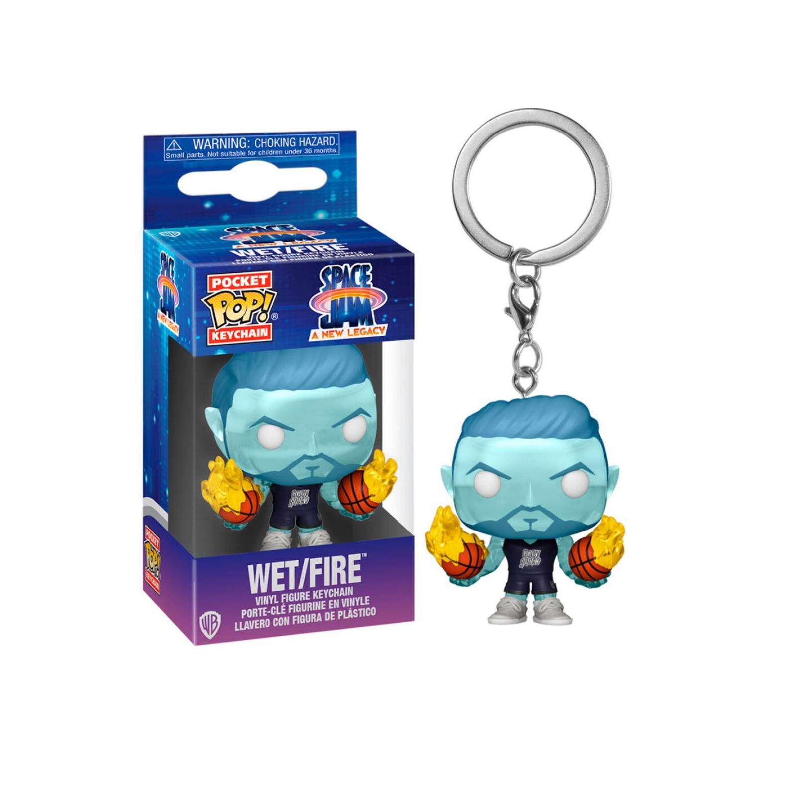Wet / Fire - Space Jam 2 Funko Pop Keychain!