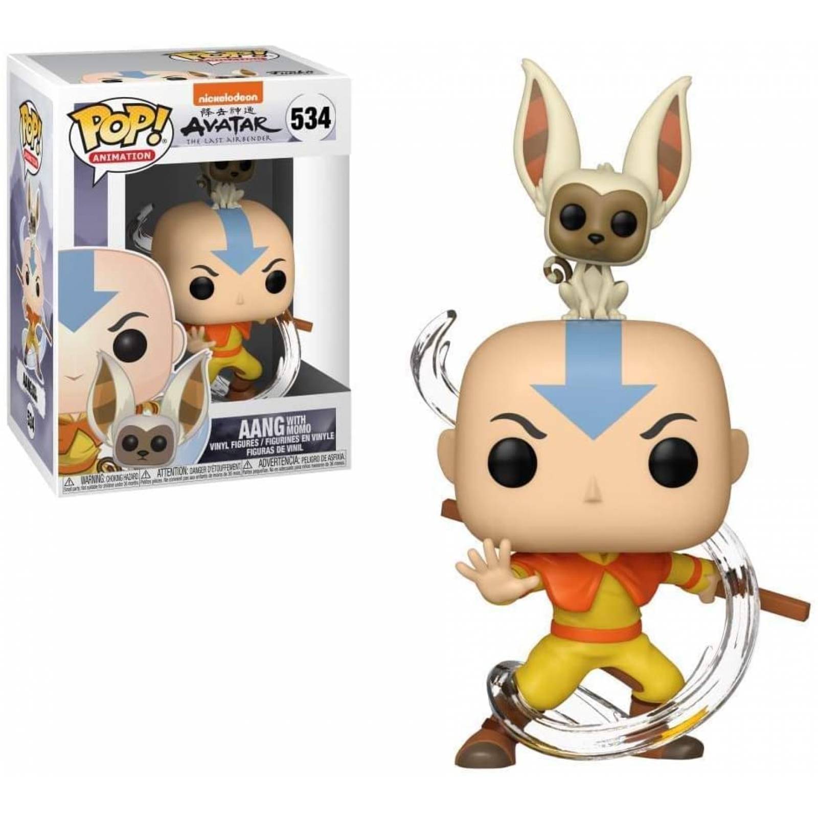 Aang w/ Momo - Avatar Funko Pop! Animation #534