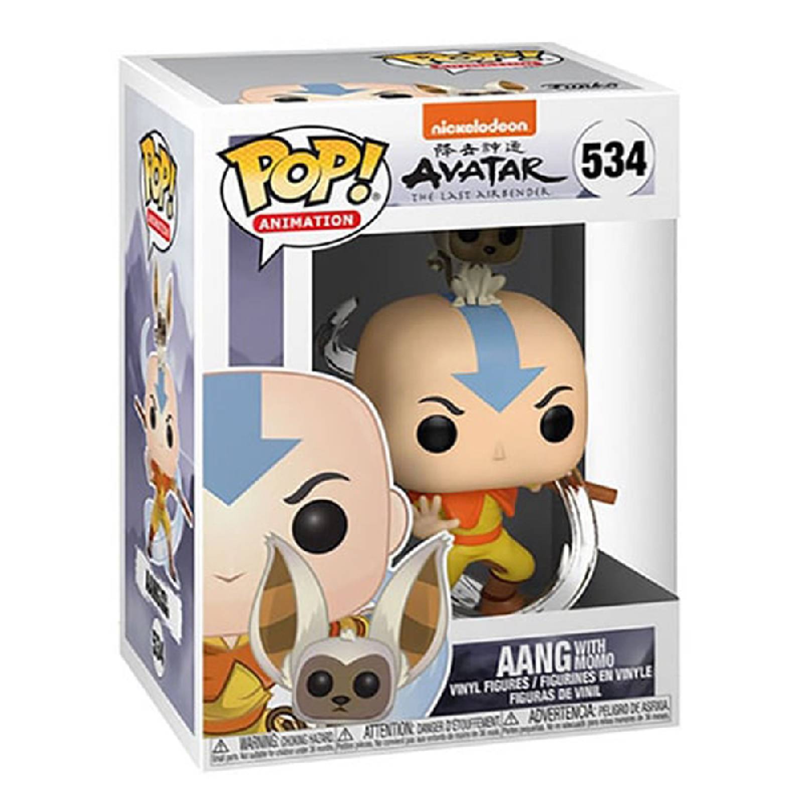 Aang w/ Momo - Avatar Funko Pop! Animation #534