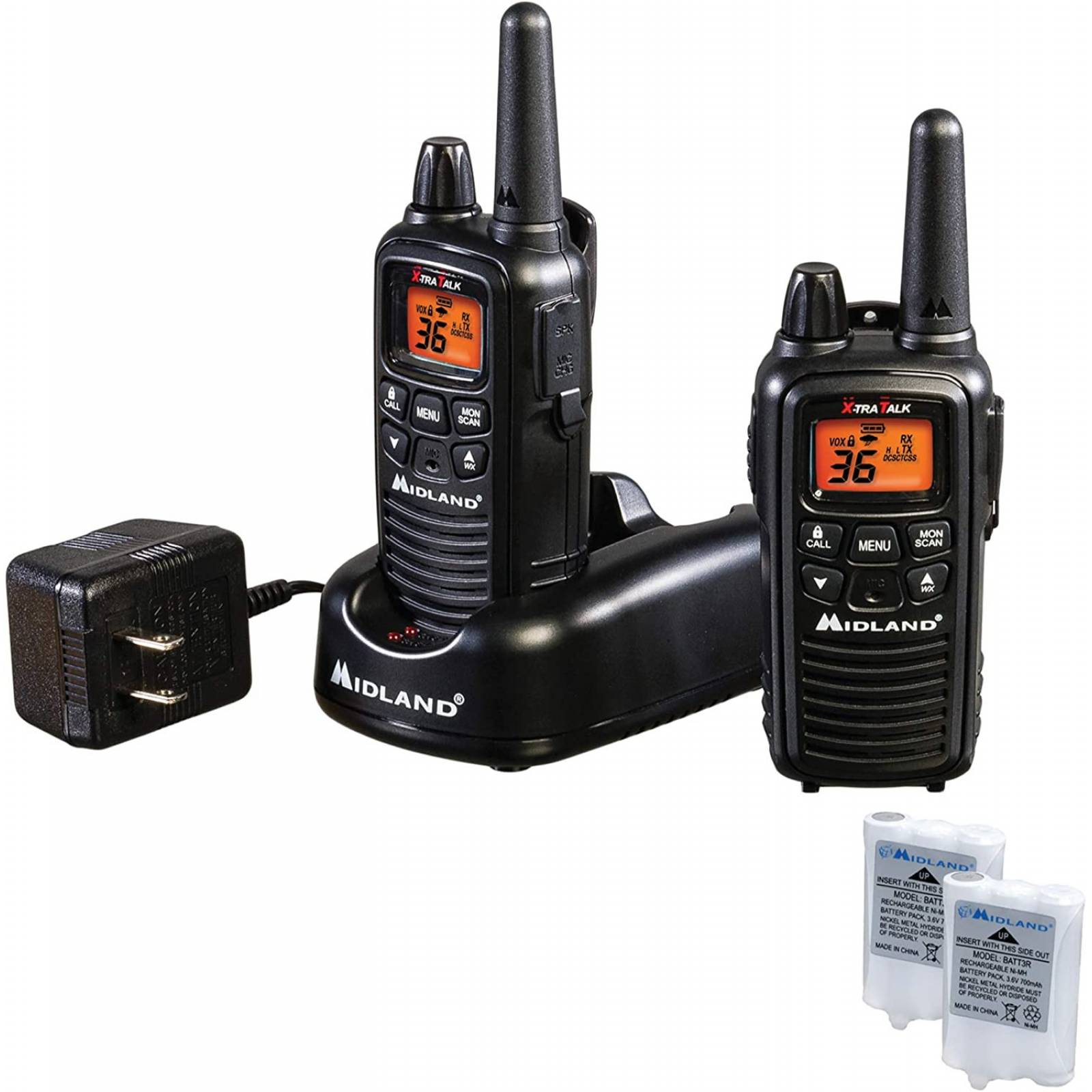 Radios 2 Vias Midland Lxt600vp3 Hasta 45 Kms (28 Millas).