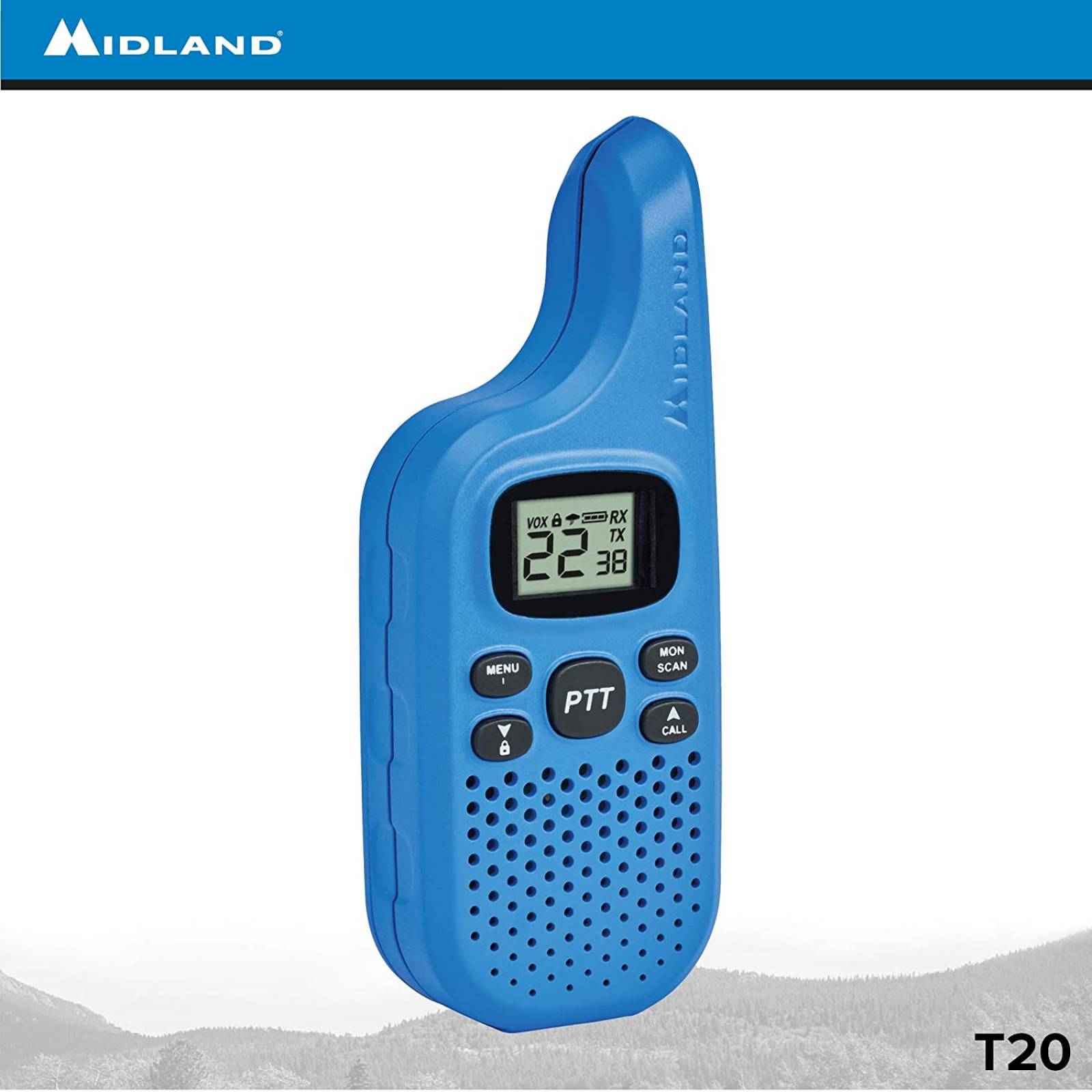 Walkie Talkie Midland T20 Hasta 25km (16millas)