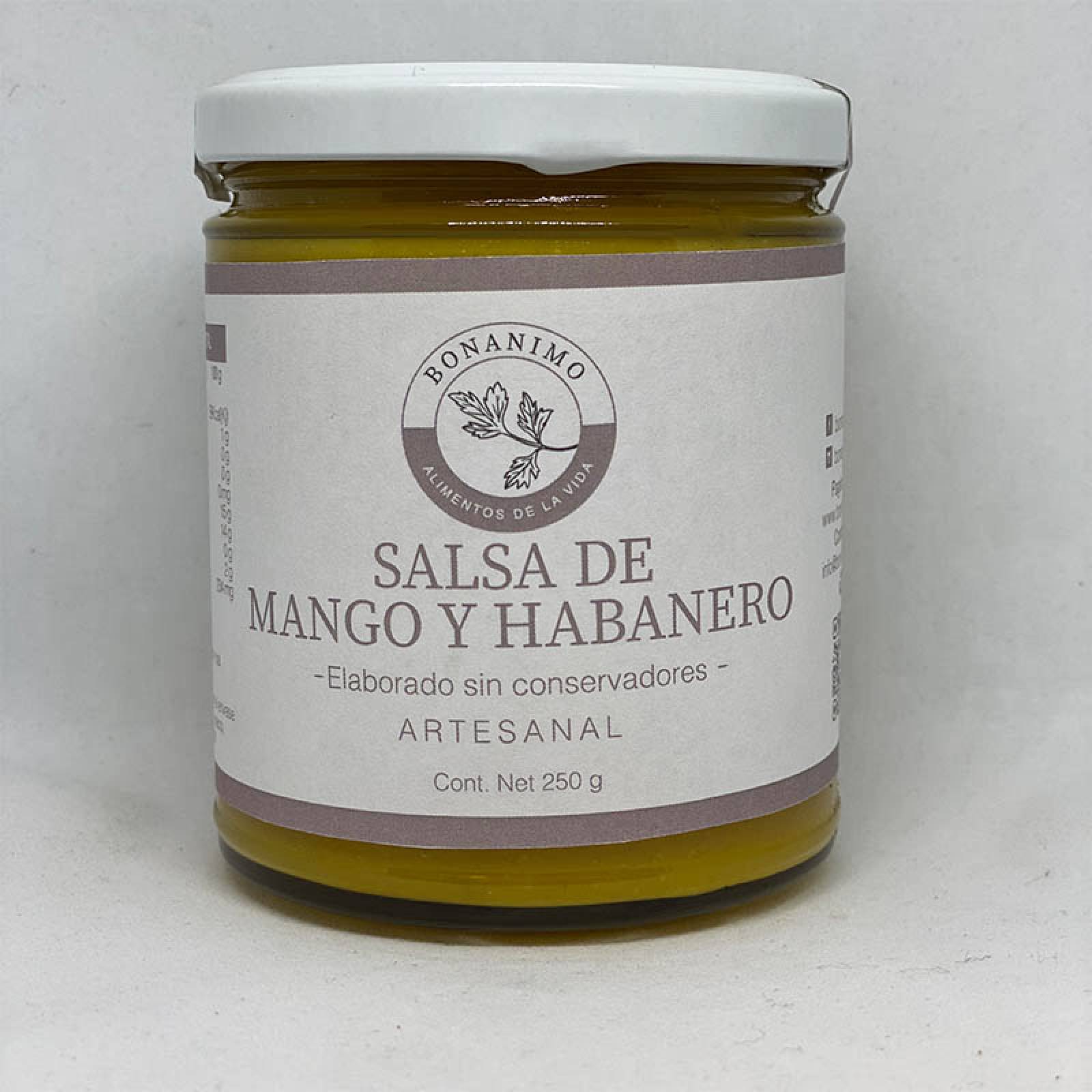 SALSA DE MANGO Y HABANERO (250 gr)