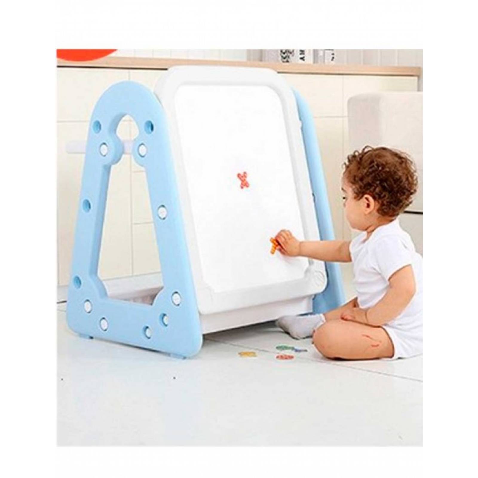 Pizarrón infantil 2 en 1 azul