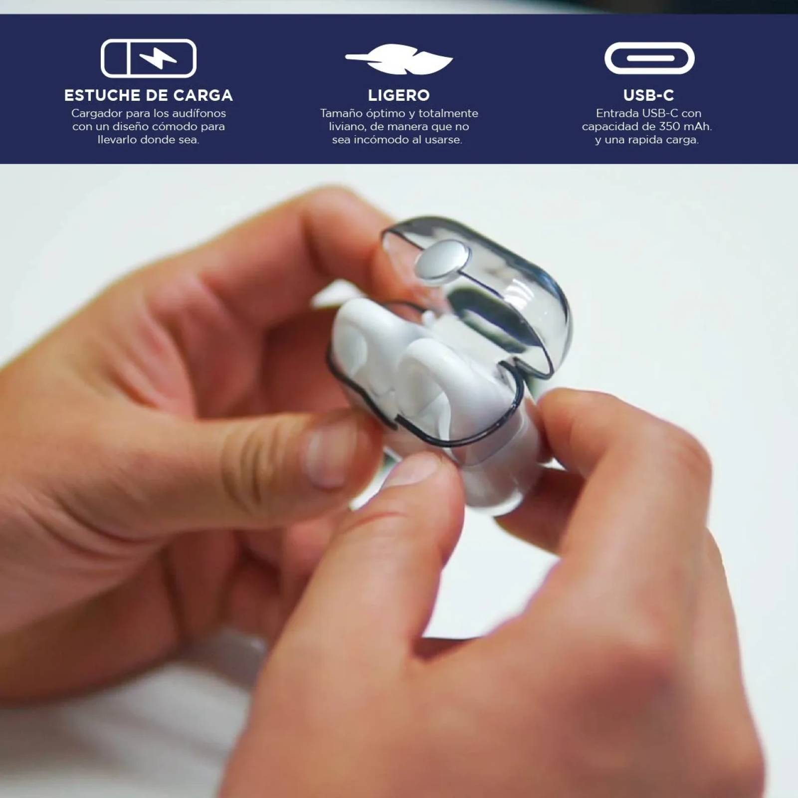 JH Soaiy |  Audifonos clip bluetooth  inalambricos IPX6