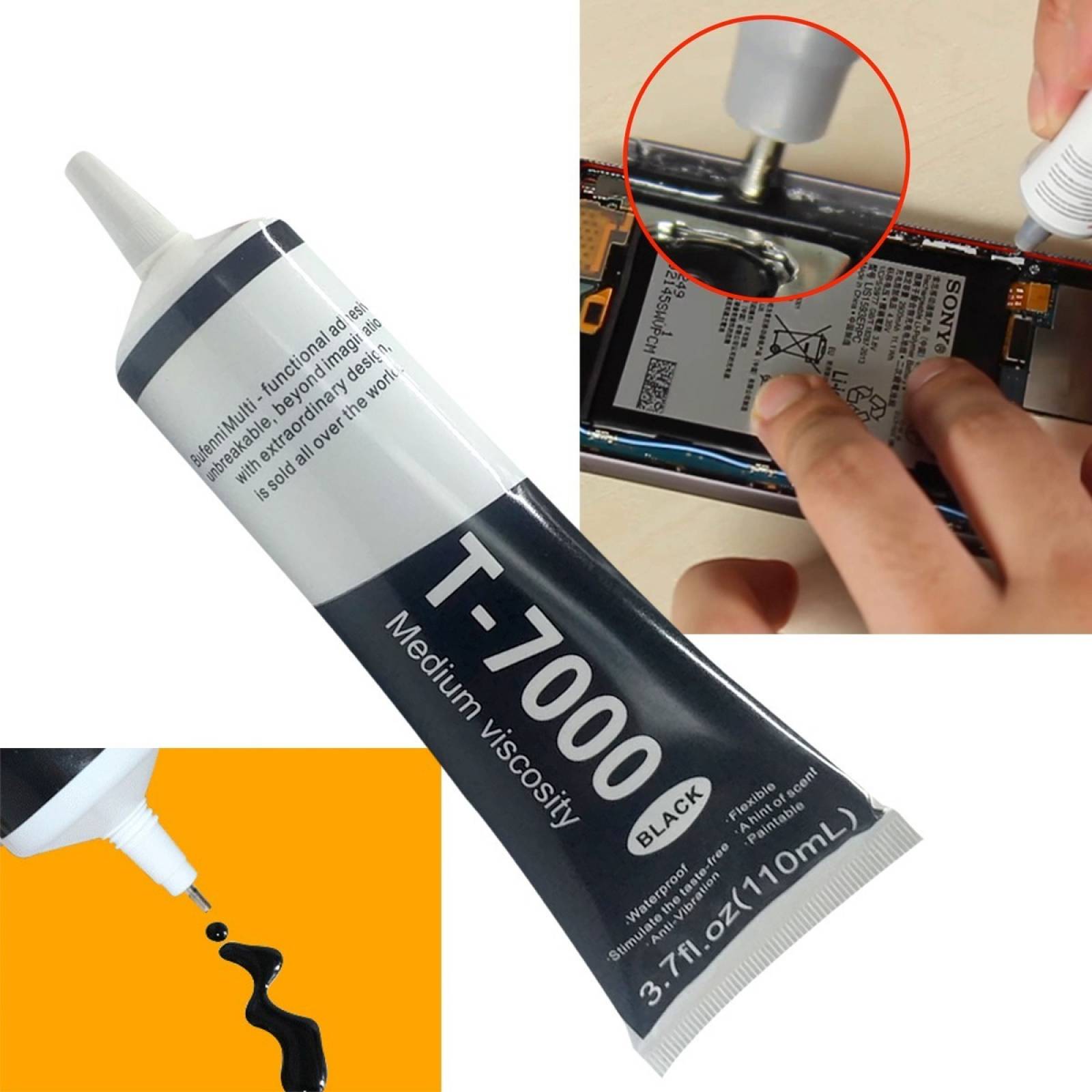 Pegamento Adhesivo T7000 Multiusos 110ml Celulares Pantallas