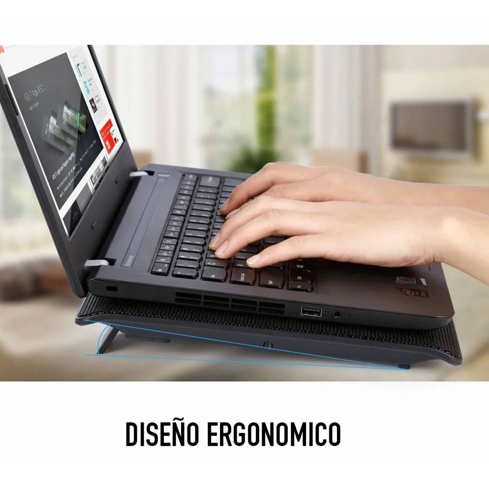 Base Soporte Laptop Mac Enfriadora Enfriamiento Ventilador