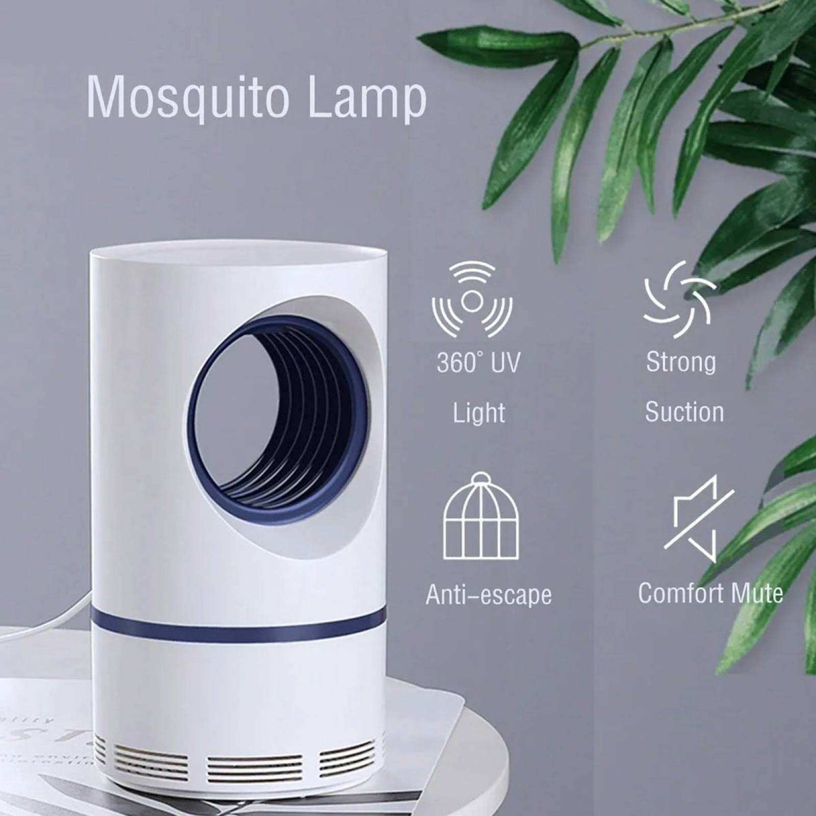 Mata Mosquitos Lámpara Eléctrica Elimina Insectos Luz Uv 