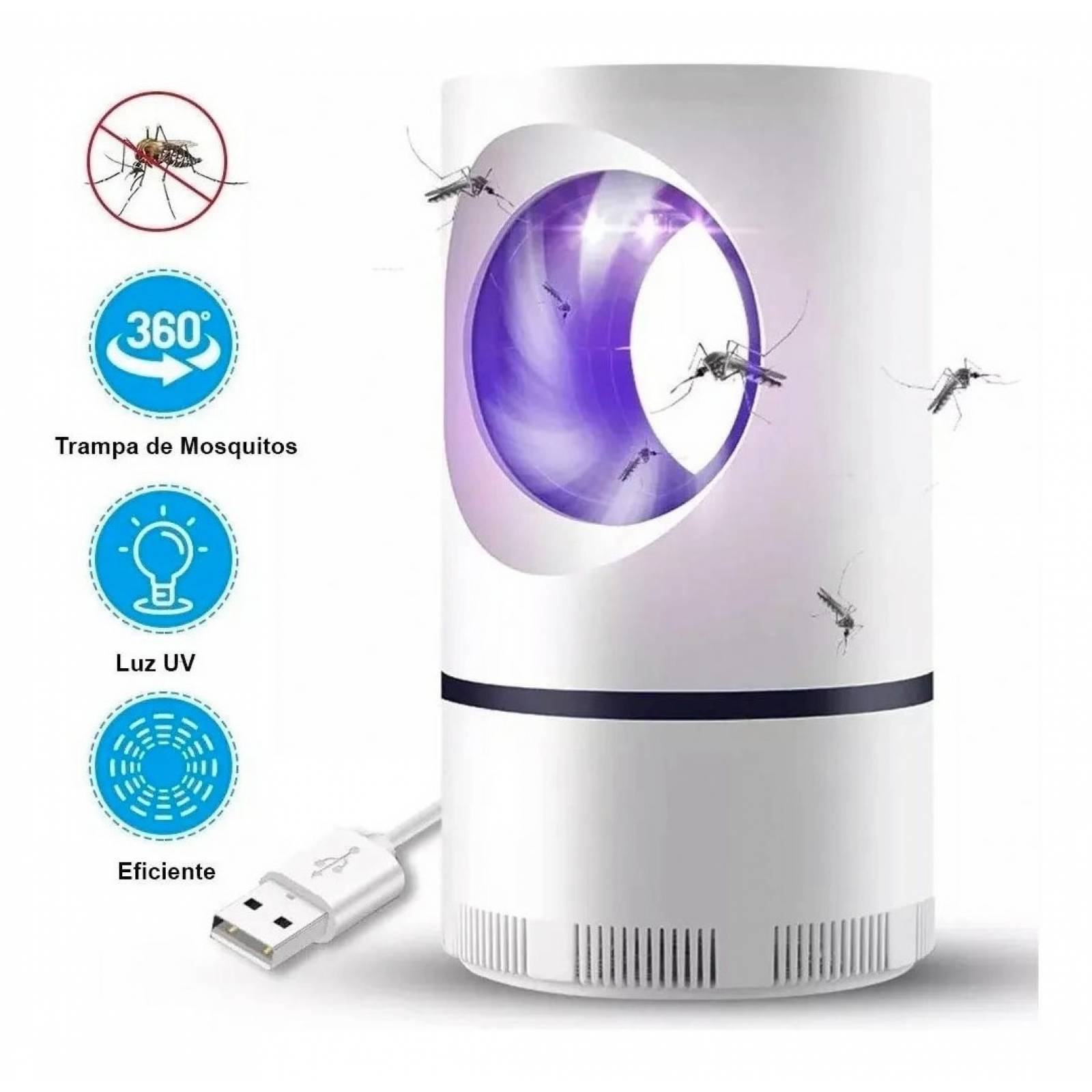 Mata Mosquitos Lámpara Eléctrica Elimina Insectos Luz Uv 